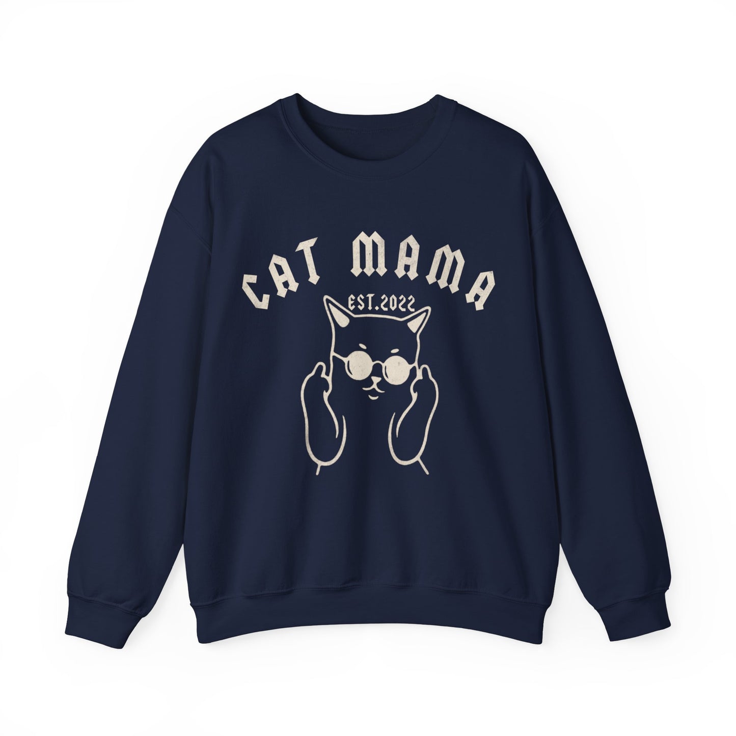 Custom Retro Cat Mom Sweatshirt, Personalized Retro Cat Mom Sweatshirt, Custom Cat Sweatshirt, Cat Lovers Sweatshirt, S1255