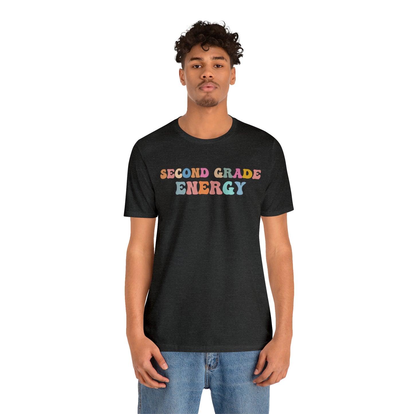 Cute Teacher Shirt, Second Grade Energy Shirt, Shirt for Second Grade, Teacher Appreciation Shirt, Best Teacher Shirt, T494