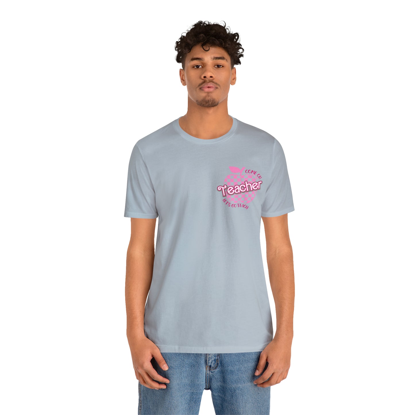 Come On Let's Go Teach Teacher Shirt, Trendy Teacher shirt, Retro Back to school, Teacher Appreciation Checkered Teacher Tee, T725