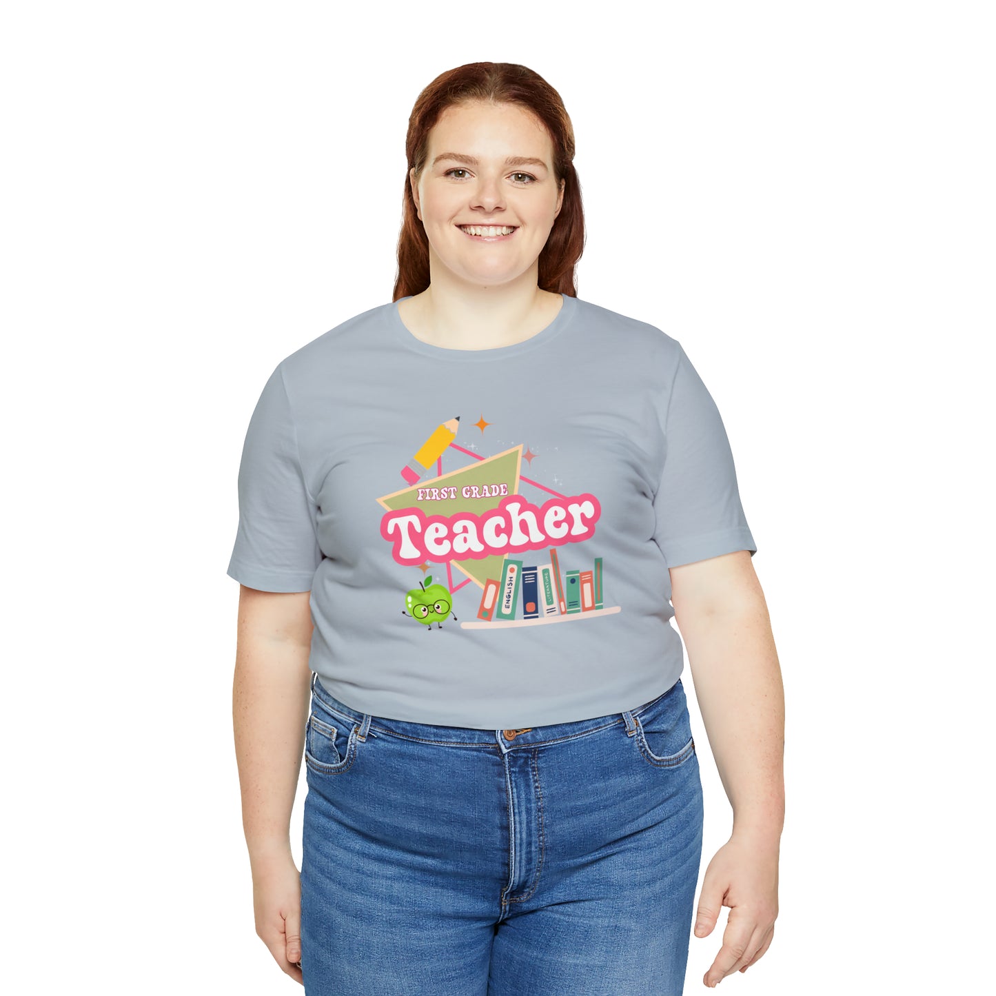 First grade teacher shirt, 1st grade shirt, 90s shirt, 90s teacher shirt, colorful school shirt, colorful teacher shirt, T542