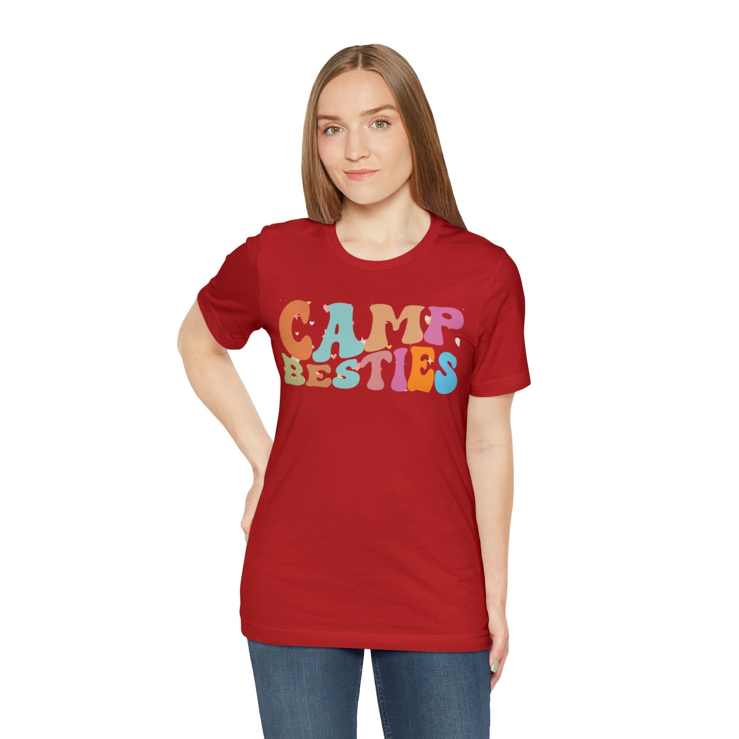Best Friend Shirt, Gift for Best Friend, Camp Besties Shirt, BFF Shirt, Matching Besties Shirt, Retro Friend Shirt, T482