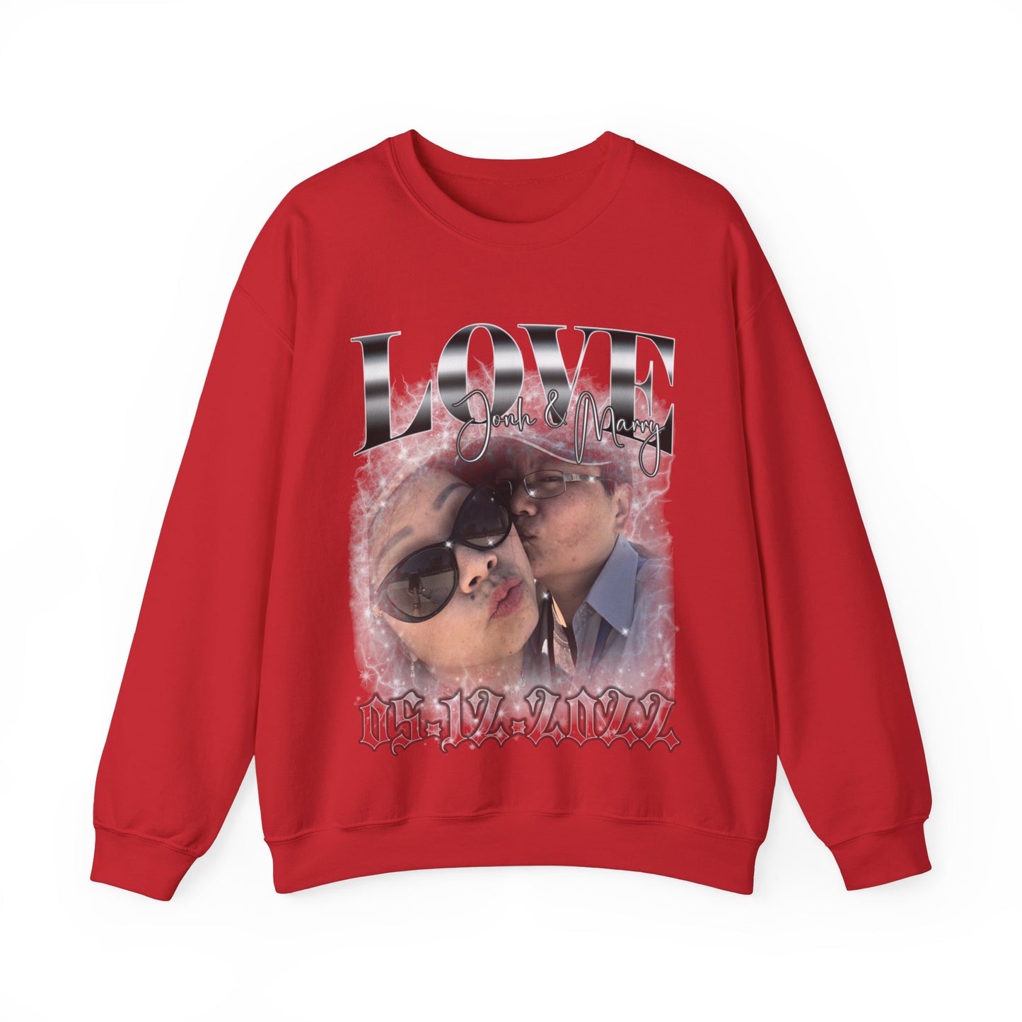 Custom Bootleg Rap Sweatshirt, Vintage Graphic 90s Custom Photo Sweatshirt, Custom Photo Sweatshirt, Sweatshirt Gift For Lover Rap, S1337