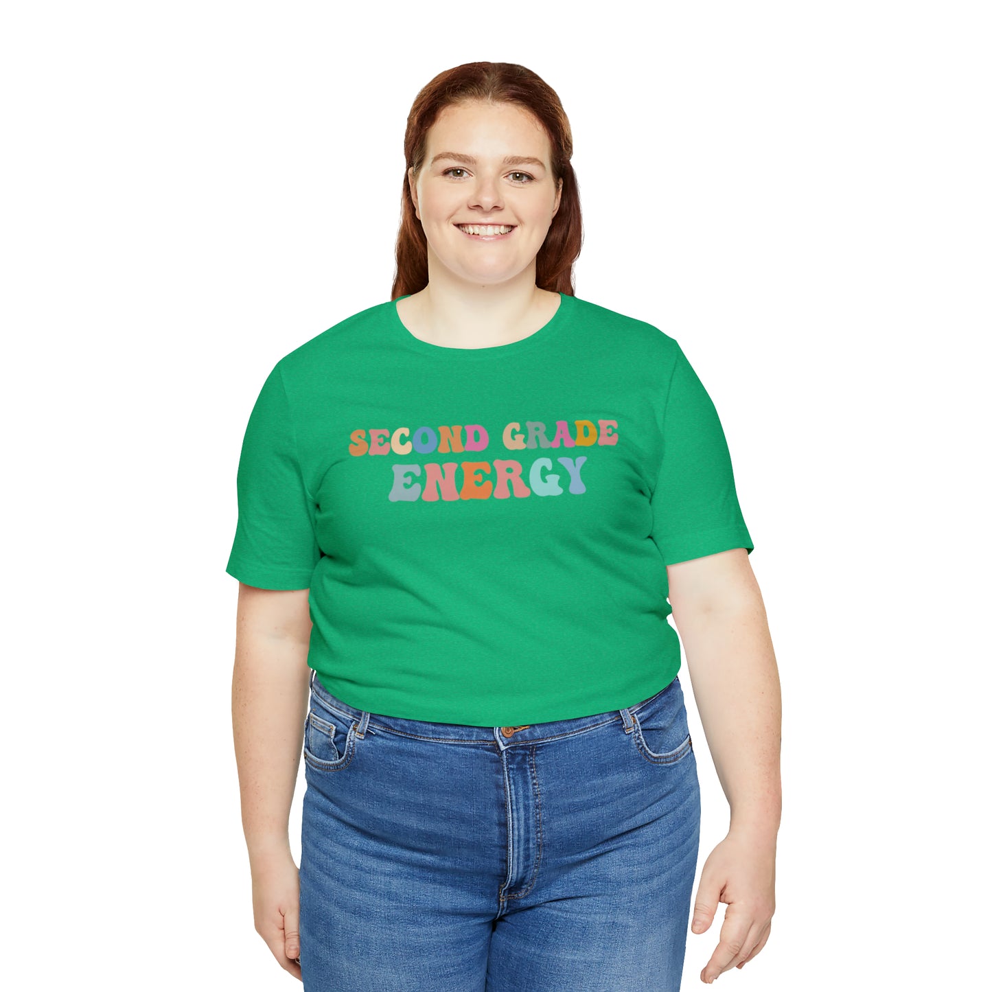 Cute Teacher Shirt, Second Grade Energy Shirt, Shirt for Second Grade, Teacher Appreciation Shirt, Best Teacher Shirt, T494