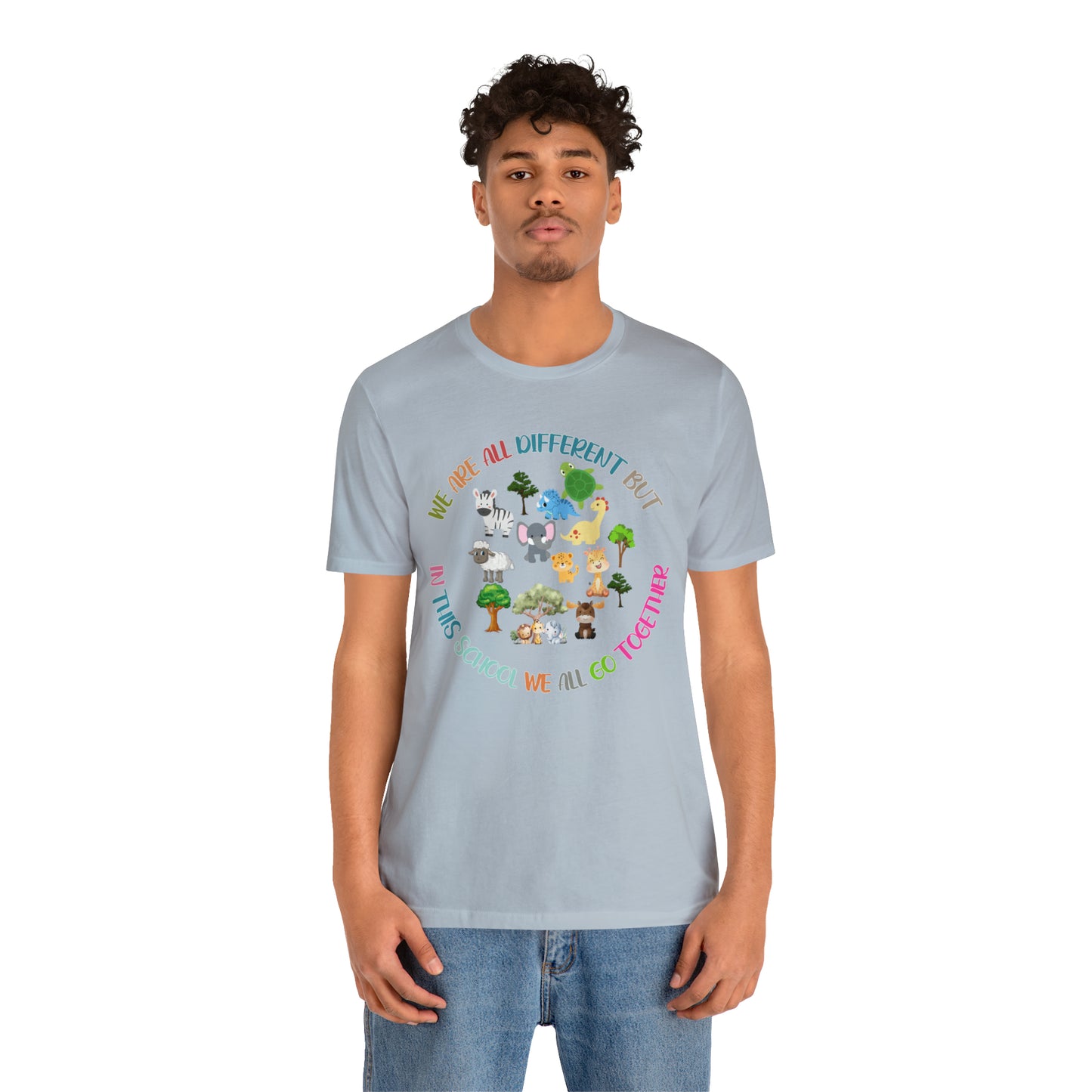 We Are Different But In This School We All Swim Together Shirt, Cute Teacher Shirt, Teacher Appreciation Shirt, T384