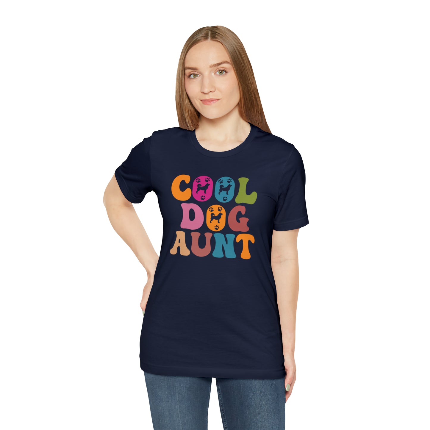 Cool Dog Aunt Shirt for Women, Dog Aunt Gift for Animal Lover, Dog Auntie Tee for Aunt, Funny Dog Lover Tee, T569