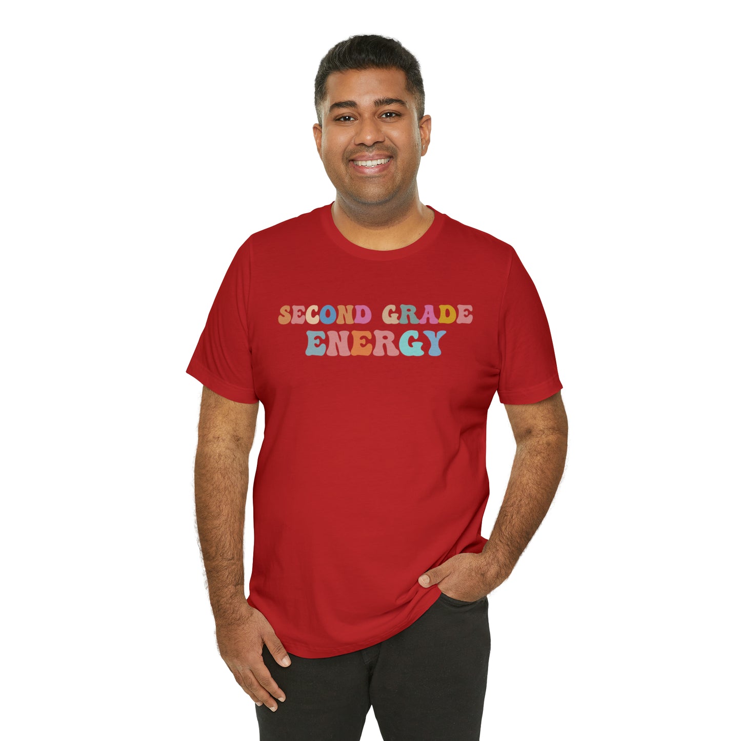 Cute Teacher Shirt, Second Grade Energy Shirt, Shirt for Second Grade, Teacher Appreciation Shirt, Best Teacher Shirt, T494