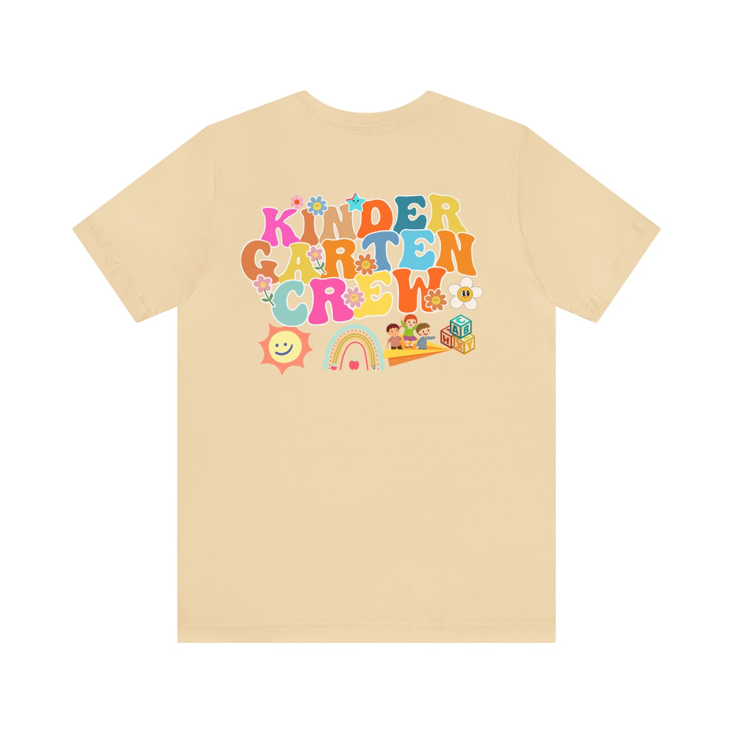 Custom Kindergarten Teacher Shirt, Cute Kindergarten Crew Shirt, Retro Teacher Shirt, Custom Teacher Appreciation Gift, T619