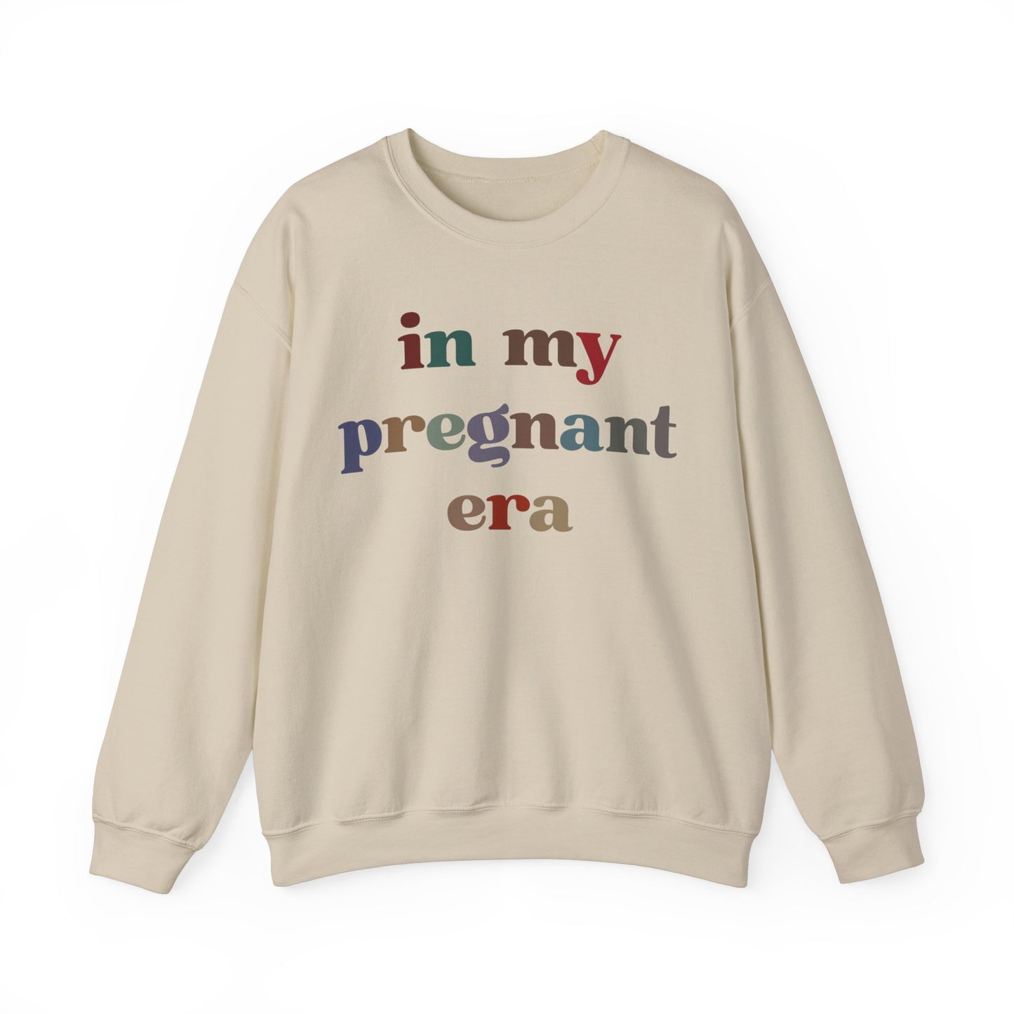 In My Pregnant Era Sweatshirt, Pregnancy Reveal Sweatshirt, New Mom Sweatshirt, Baby Announcement Sweatshirt, Gift For Pregnant Mom, S1402