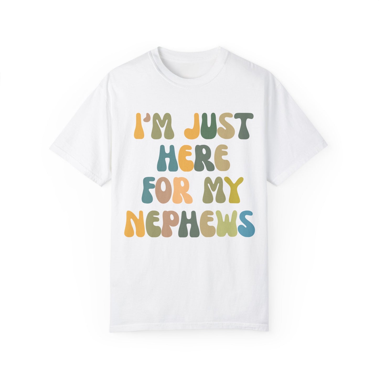 I'm Just Here for My Nephews Shirt, Gift for Cool Aunt, New Auntie Shirt, Best Aunt Shirt, Funny Aunt Shirt, Favorite Aunt Shirt, CC1012