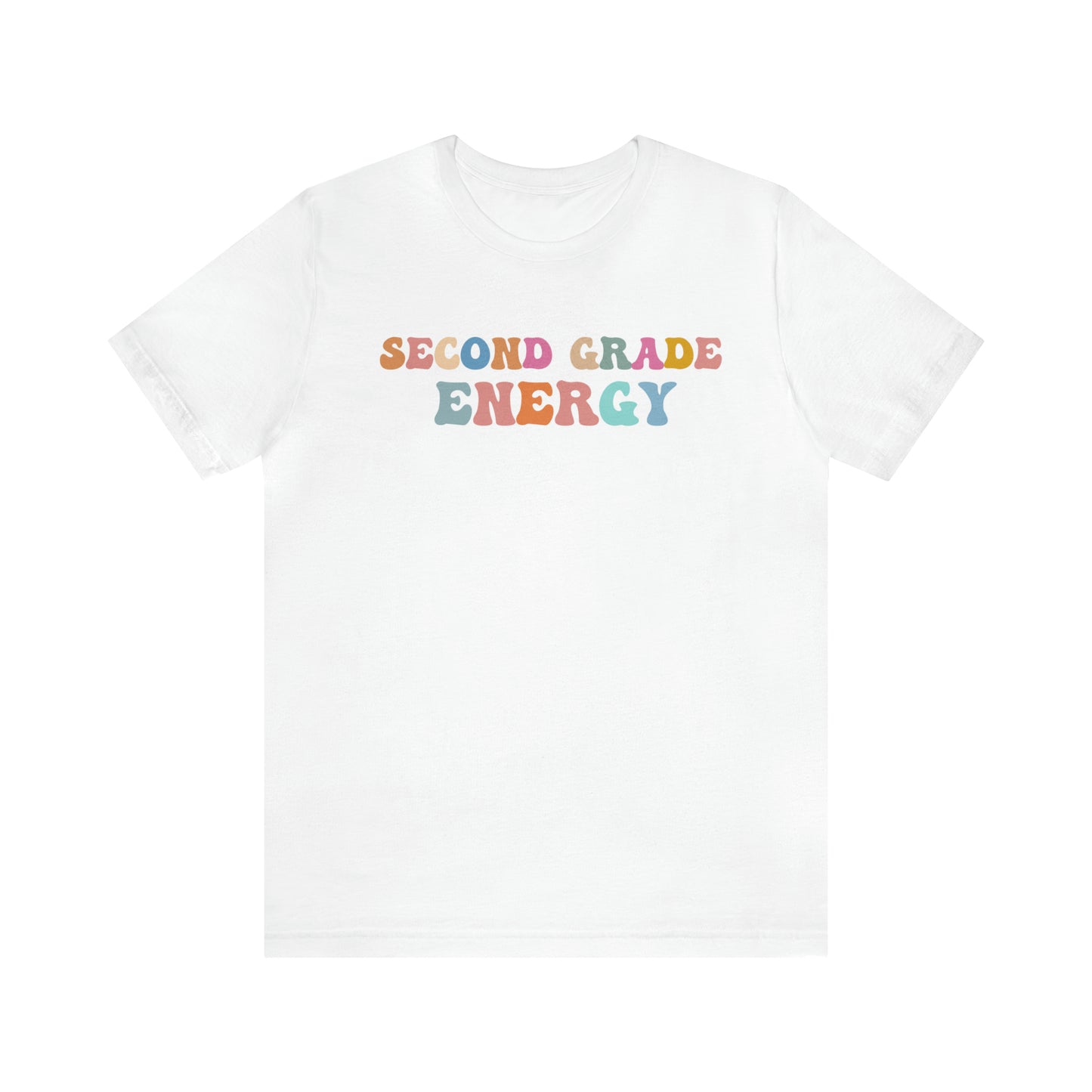 Cute Teacher Shirt, Second Grade Energy Shirt, Shirt for Second Grade, Teacher Appreciation Shirt, Best Teacher Shirt, T494