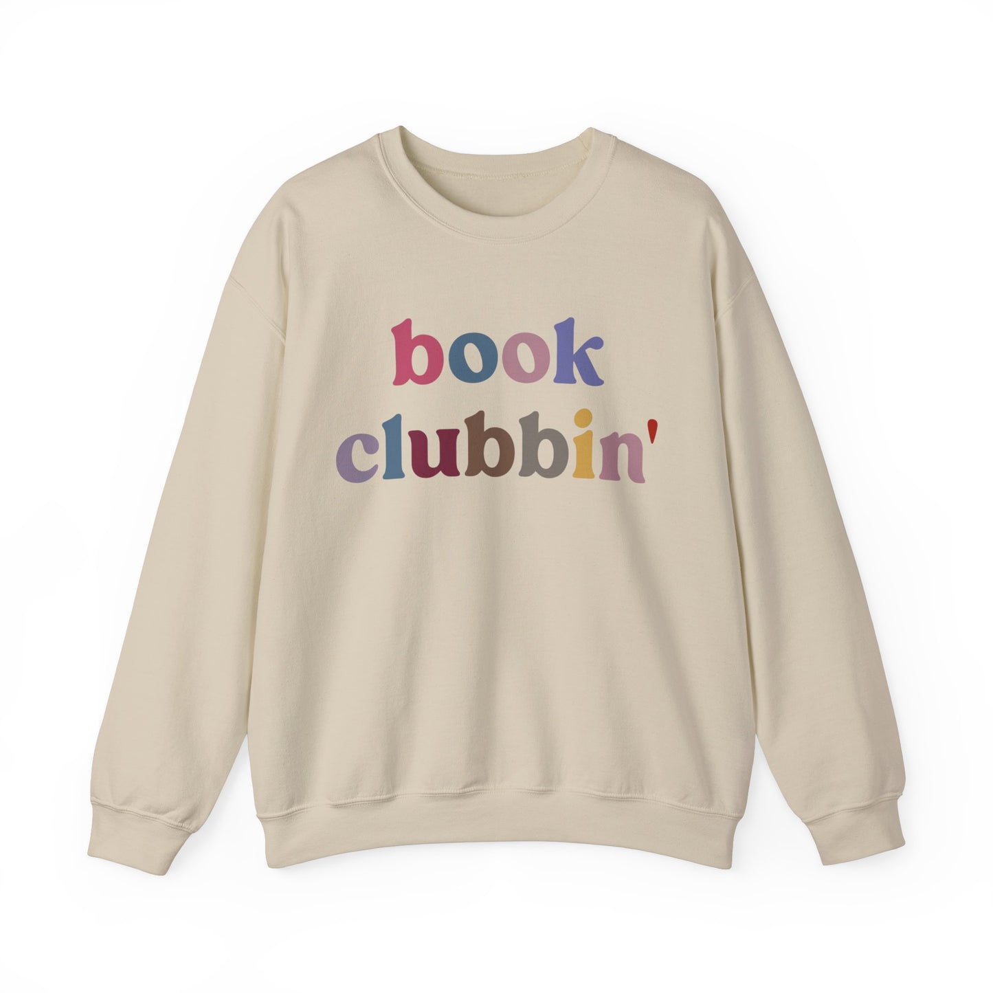 Book Clubbin' Sweatshirt, Librarian Sweatshirt for Bibliophile, Book Lovers Club Sweatshirt, Book Nerd Sweatshirt Bookworm Sweatshirt, S1172