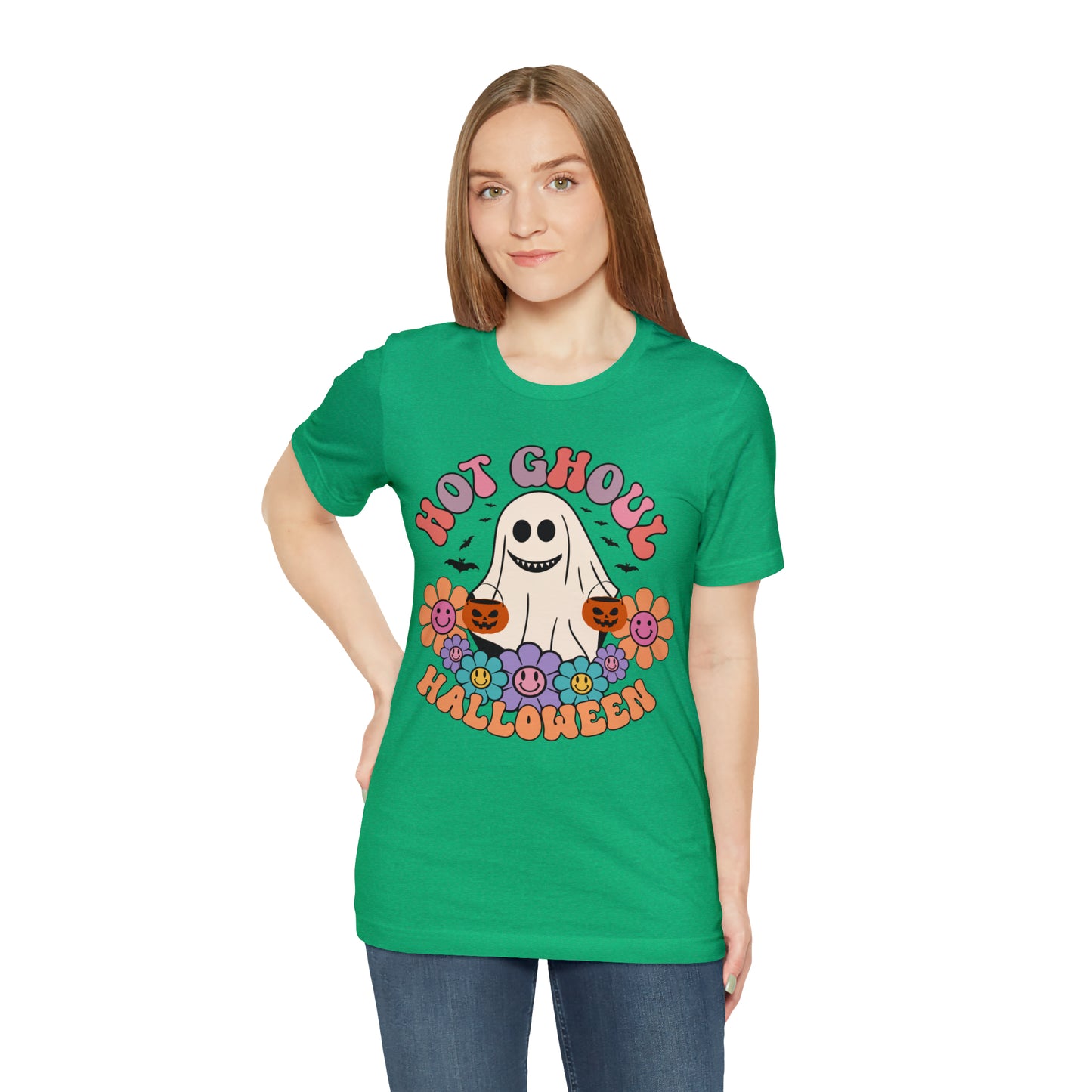 Lets Go Ghouls Shirt, Spooky Season Tee, Retro Halloween Cowgirl Shirt, Cowgirl Halloween Shirt, Vintage Ghost Shirt, T770