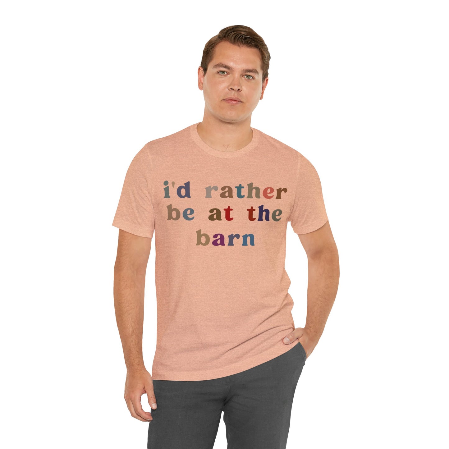 I’d Rather Be On My Barn Shirt, Country Mom Shirt, Farm Life Shirt, Farm Worker Shirt, Shirt for Mom, Horse Lover Shirt, T1201