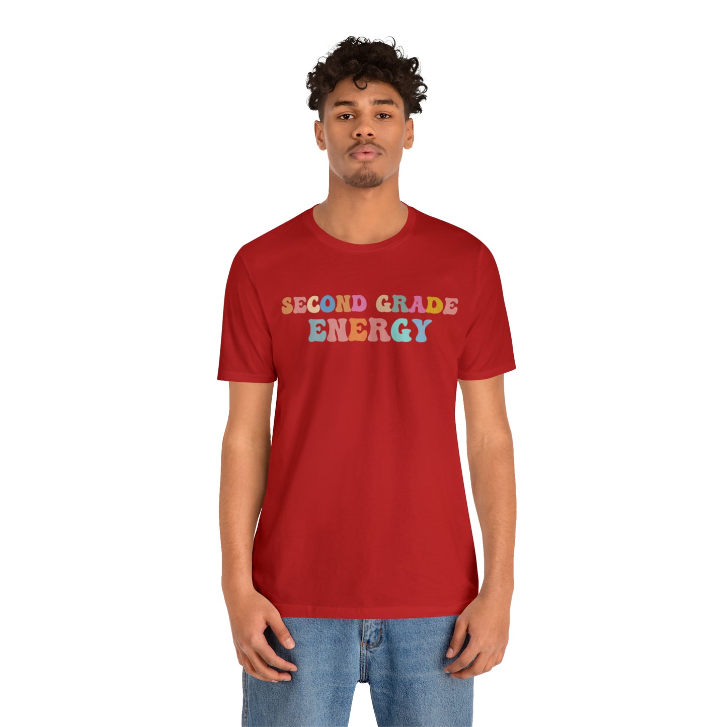 Cute Teacher Shirt, Second Grade Energy Shirt, Shirt for Second Grade, Teacher Appreciation Shirt, Best Teacher Shirt, T494