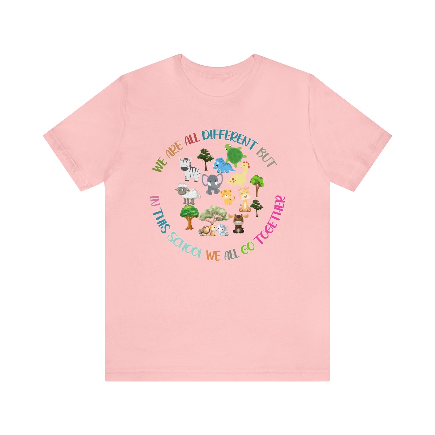 We Are Different But In This School We All Swim Together Shirt, Cute Teacher Shirt, Teacher Appreciation Shirt, T384