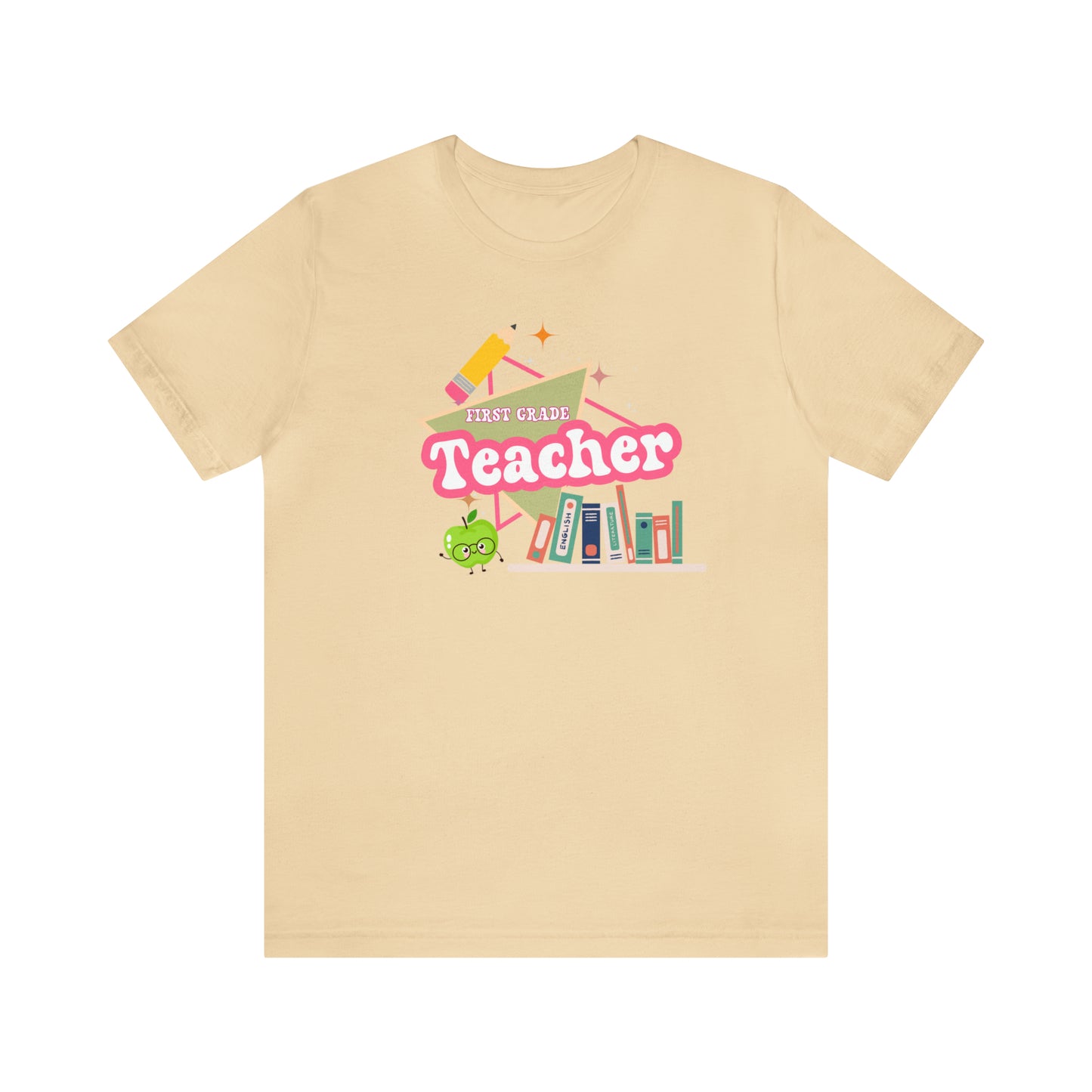 First grade teacher shirt, 1st grade shirt, 90s shirt, 90s teacher shirt, colorful school shirt, colorful teacher shirt, T542