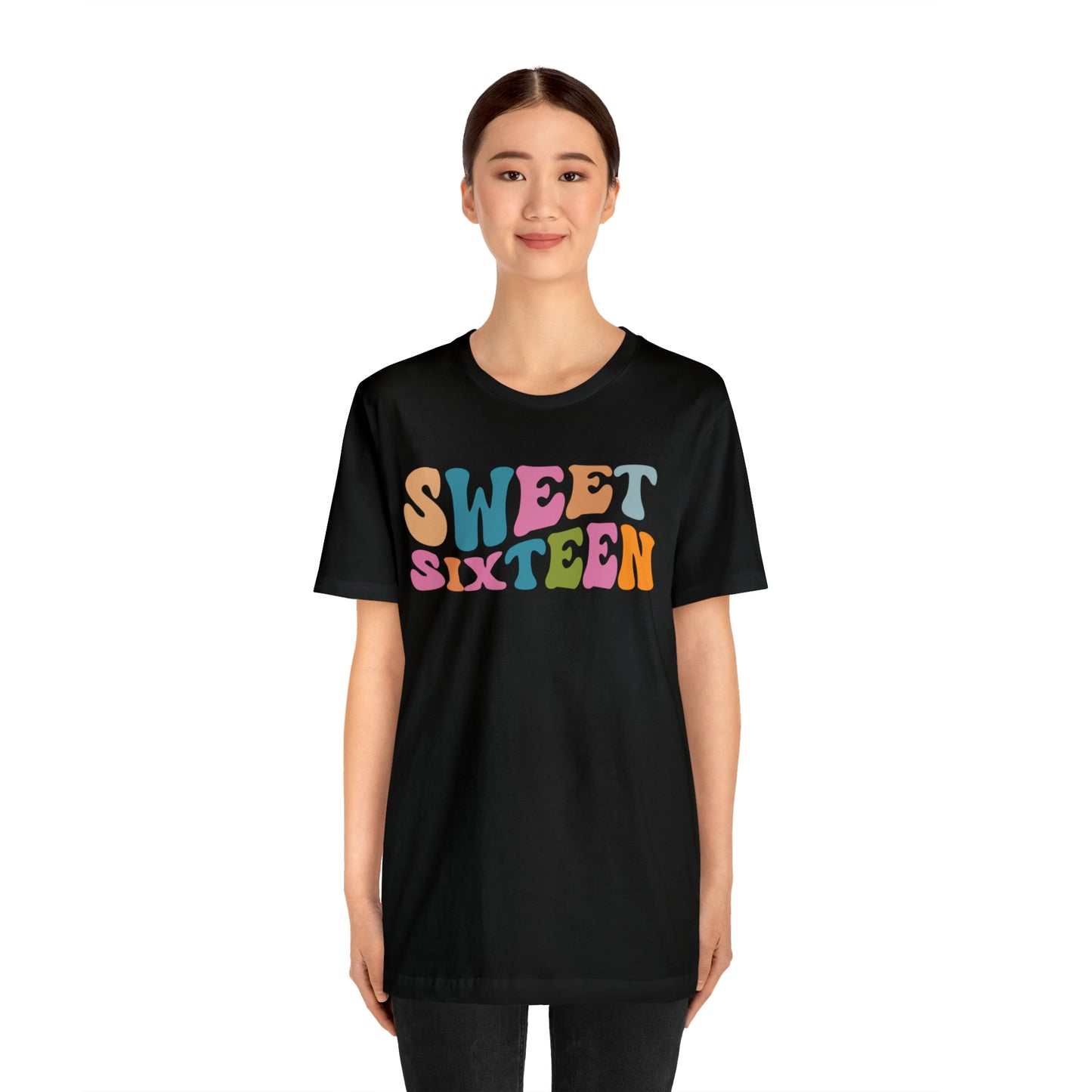 Sixteenth Birthday Gift, Sweet Sixteen Shirt for 16th Birthday Party, Cute Sweet 16 Gift for 16th Birthday TShirt for Daughter, T476