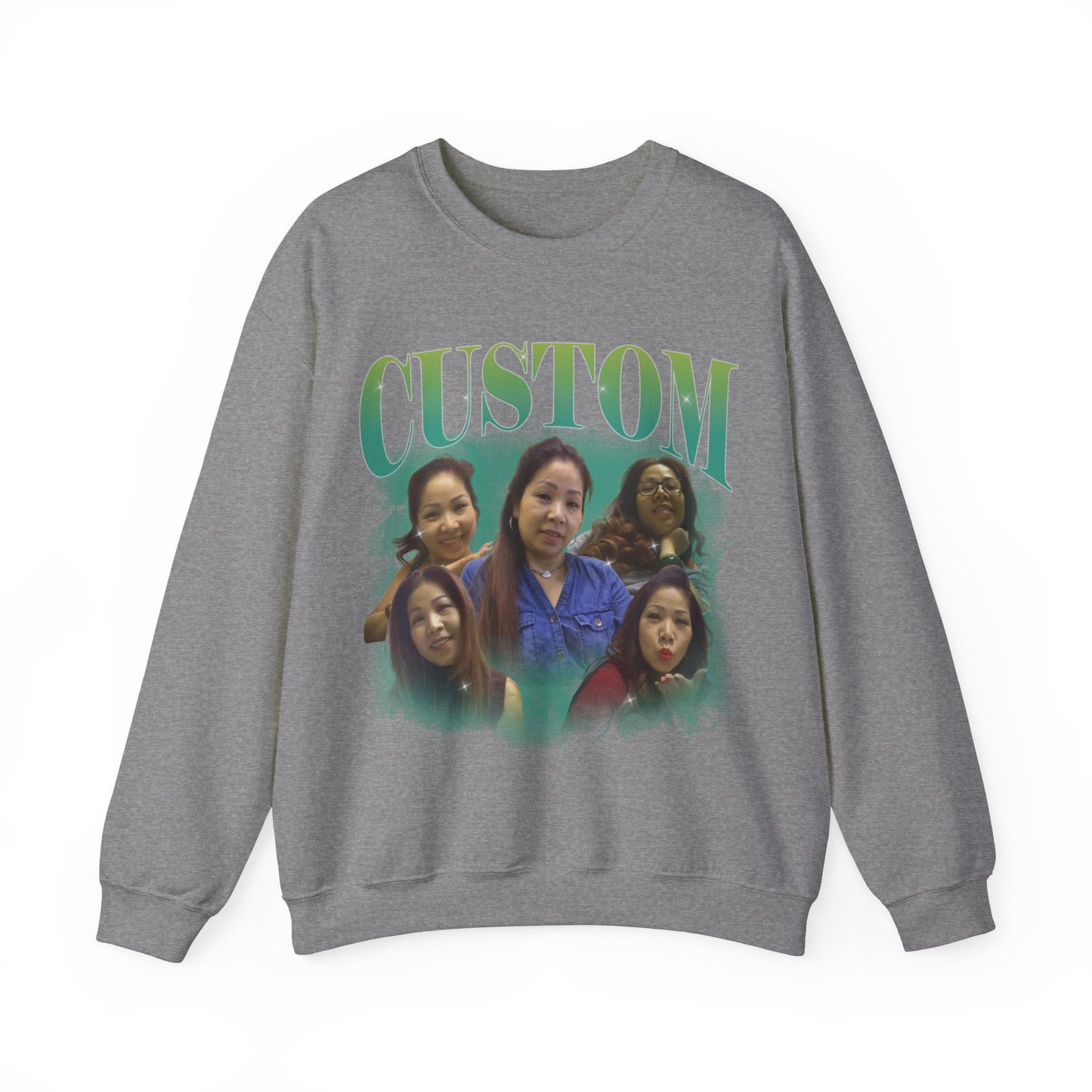 Custom Your Own Bootleg Tee, Retro Custom Bootleg Rap Tee, Custom Photo Sweatshirt, Insert Your Design Vintage Graphic 90s Sweatshirt, S1381