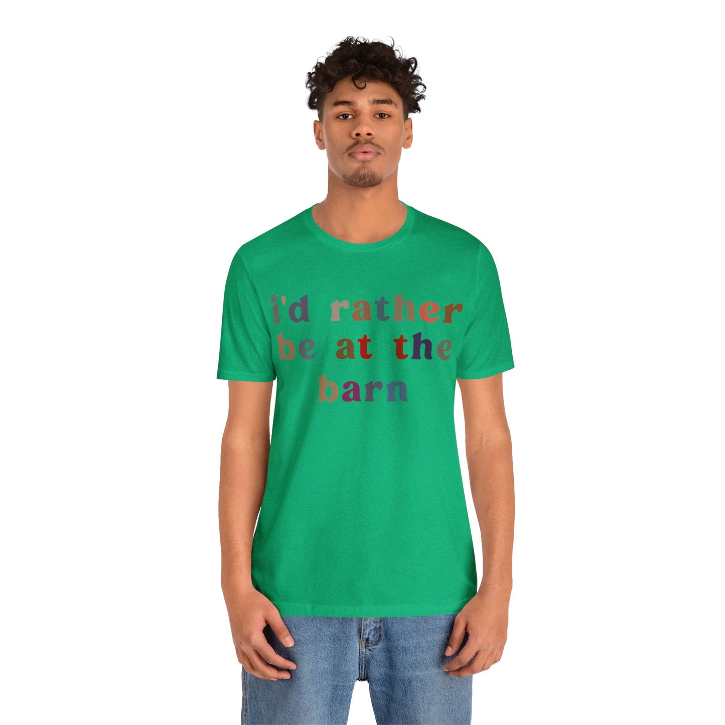 I’d Rather Be On My Barn Shirt, Country Mom Shirt, Farm Life Shirt, Farm Worker Shirt, Shirt for Mom, Horse Lover Shirt, T1201
