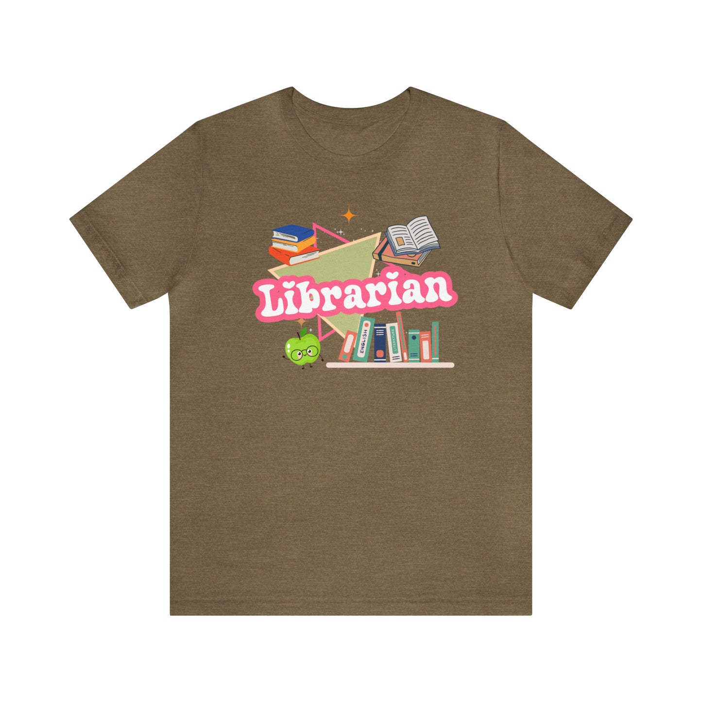 Librarian shirt, 90s shirt, 90s teacher shirt, colorful school secretary shirt, colorful school shirt, T544