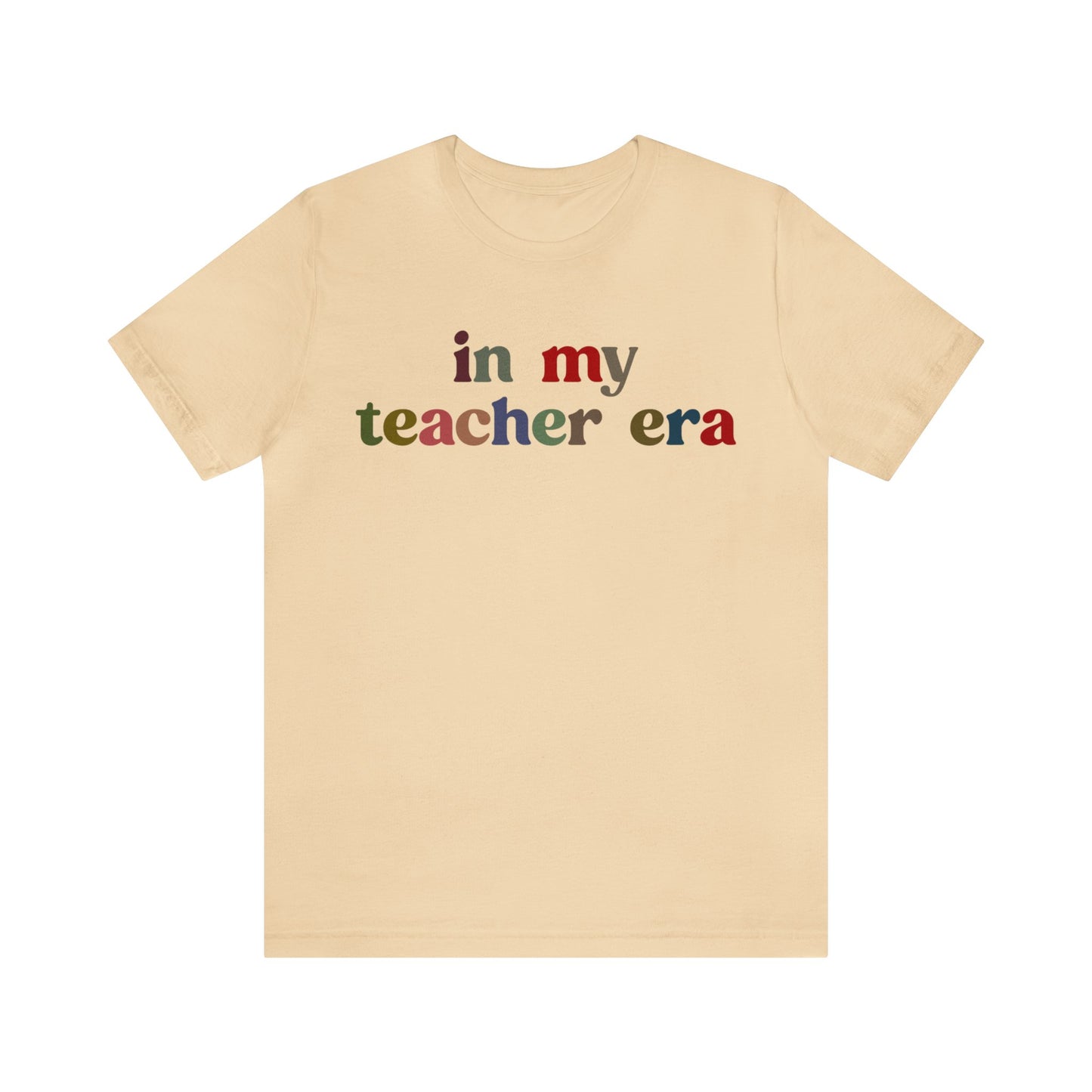 In My Teacher Era Shirt, New Teacher Shirt, Future Teacher Shirt, Funny Teacher Shirt, Teacher's Month Shirt, School Gift Shirt, T1352