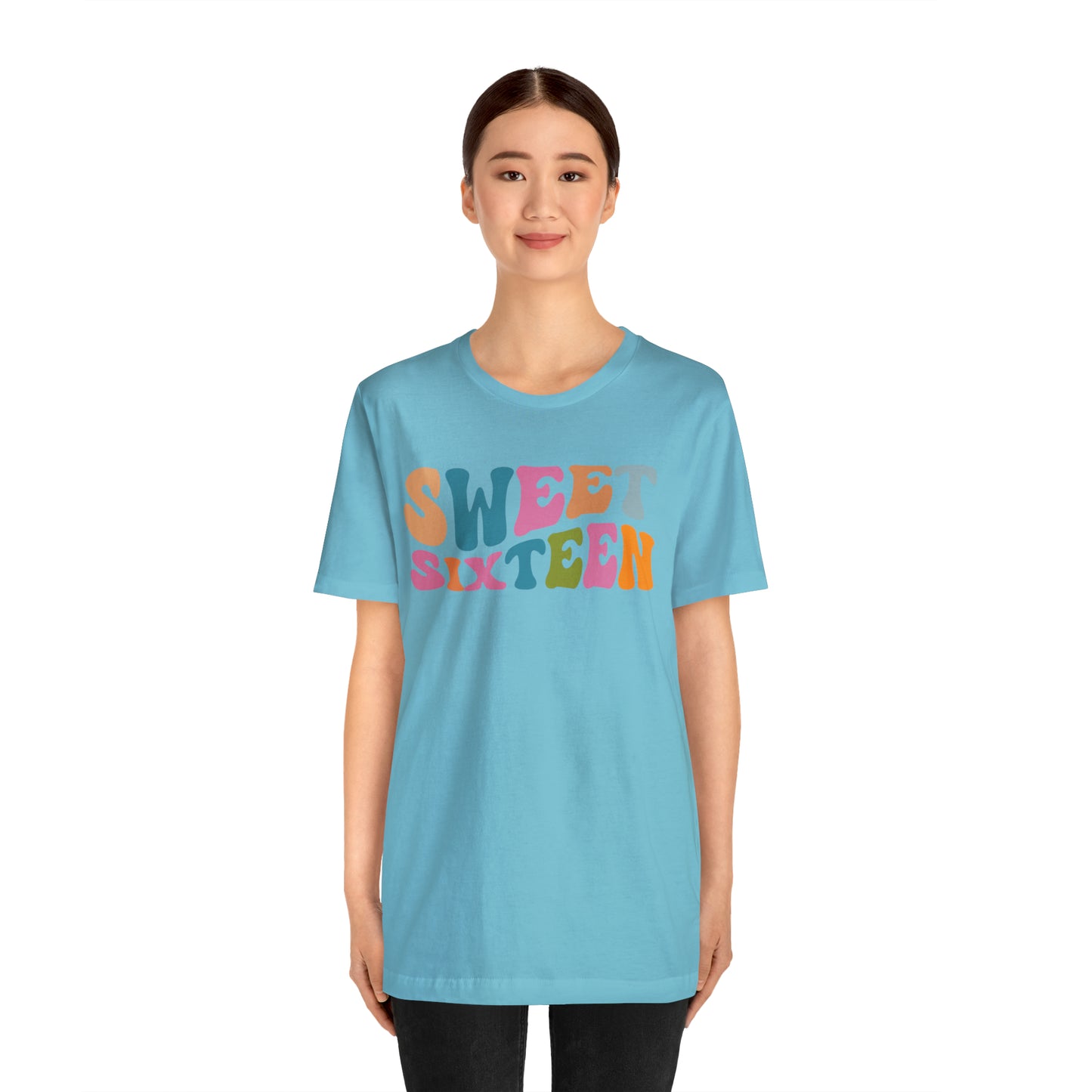 Sixteenth Birthday Gift, Sweet Sixteen Shirt for 16th Birthday Party, Cute Sweet 16 Gift for 16th Birthday TShirt for Daughter, T476