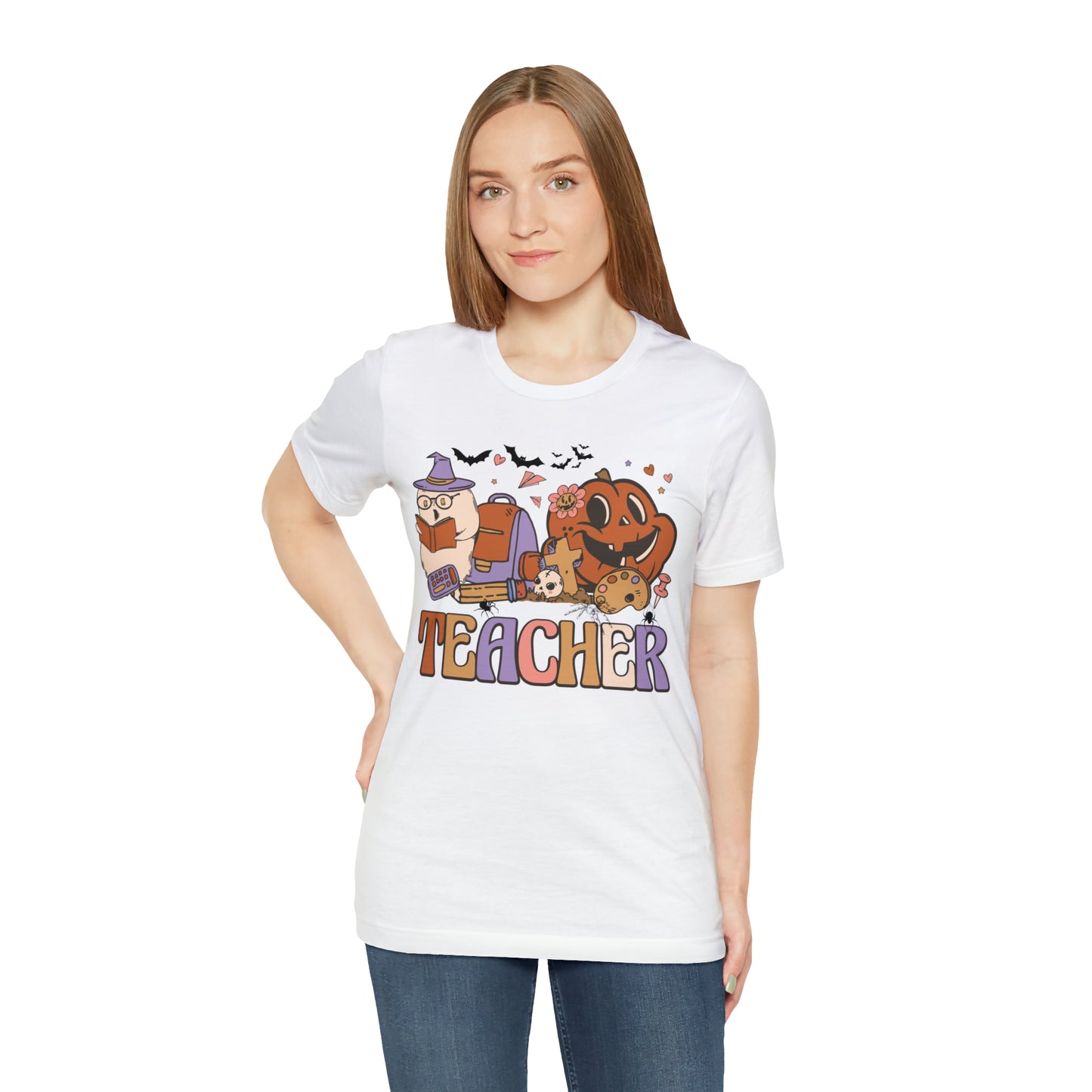 Teacher Shirt, Trick Or Teach Shirt, Spooky Teacher, Teacher Halloween Shirt, Teaching My Boos, Fall Teacher Shirt, T677