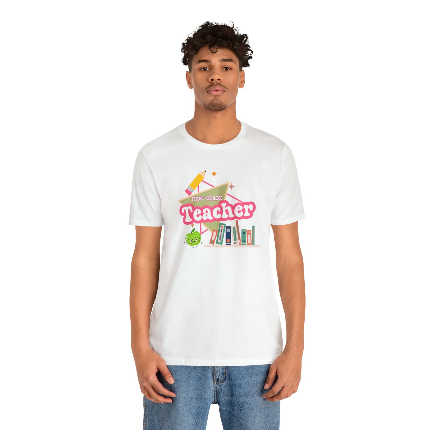First grade teacher shirt, 1st grade shirt, 90s shirt, 90s teacher shirt, colorful school shirt, colorful teacher shirt, T542