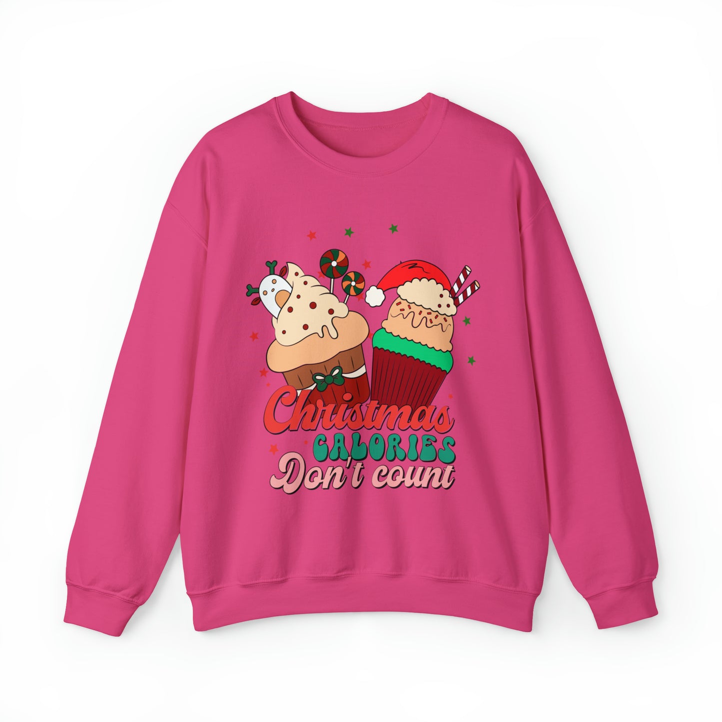 Christmas Calories Don't Count Sweatshirt, Funny Christmas Sweatshirt, Christmas Gift, Xmas calories Sweatshirt, Christmas calories, SW871