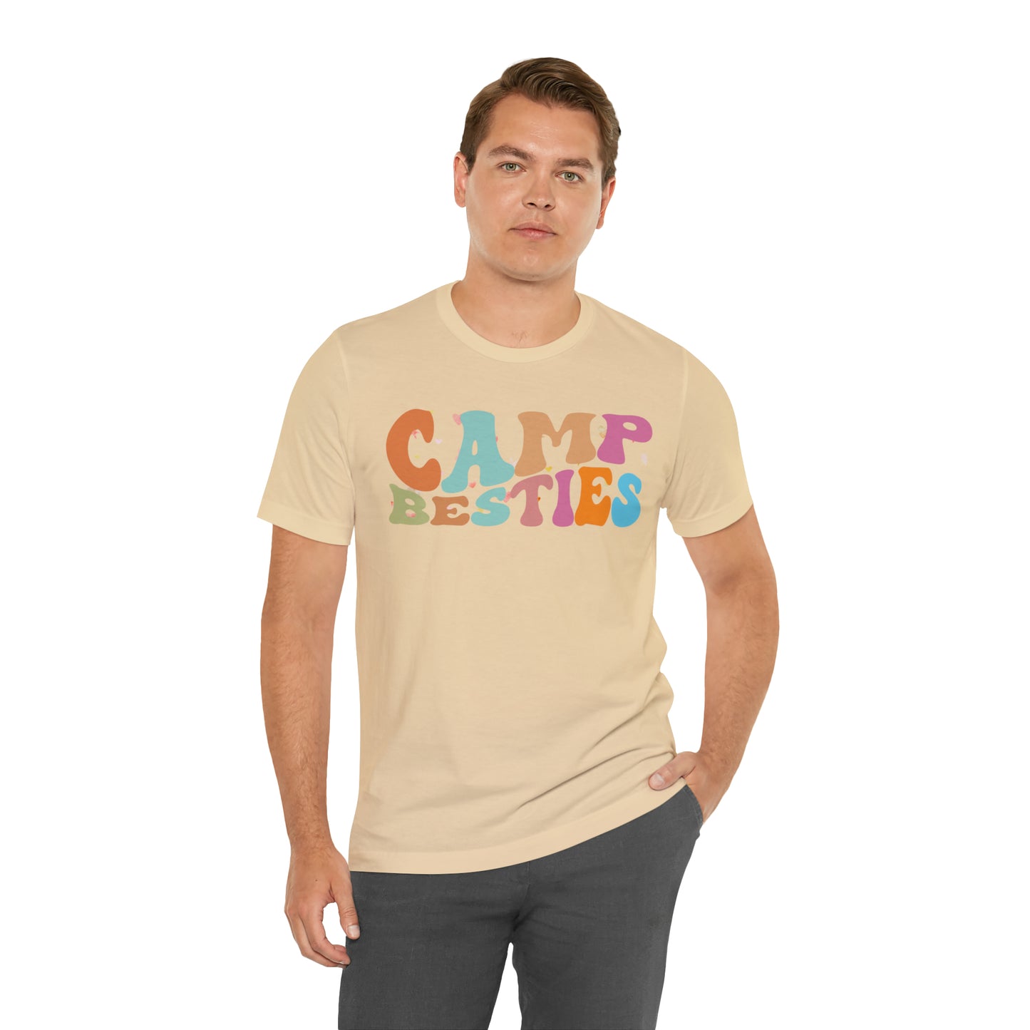 Best Friend Shirt, Gift for Best Friend, Camp Besties Shirt, BFF Shirt, Matching Besties Shirt, Retro Friend Shirt, T482