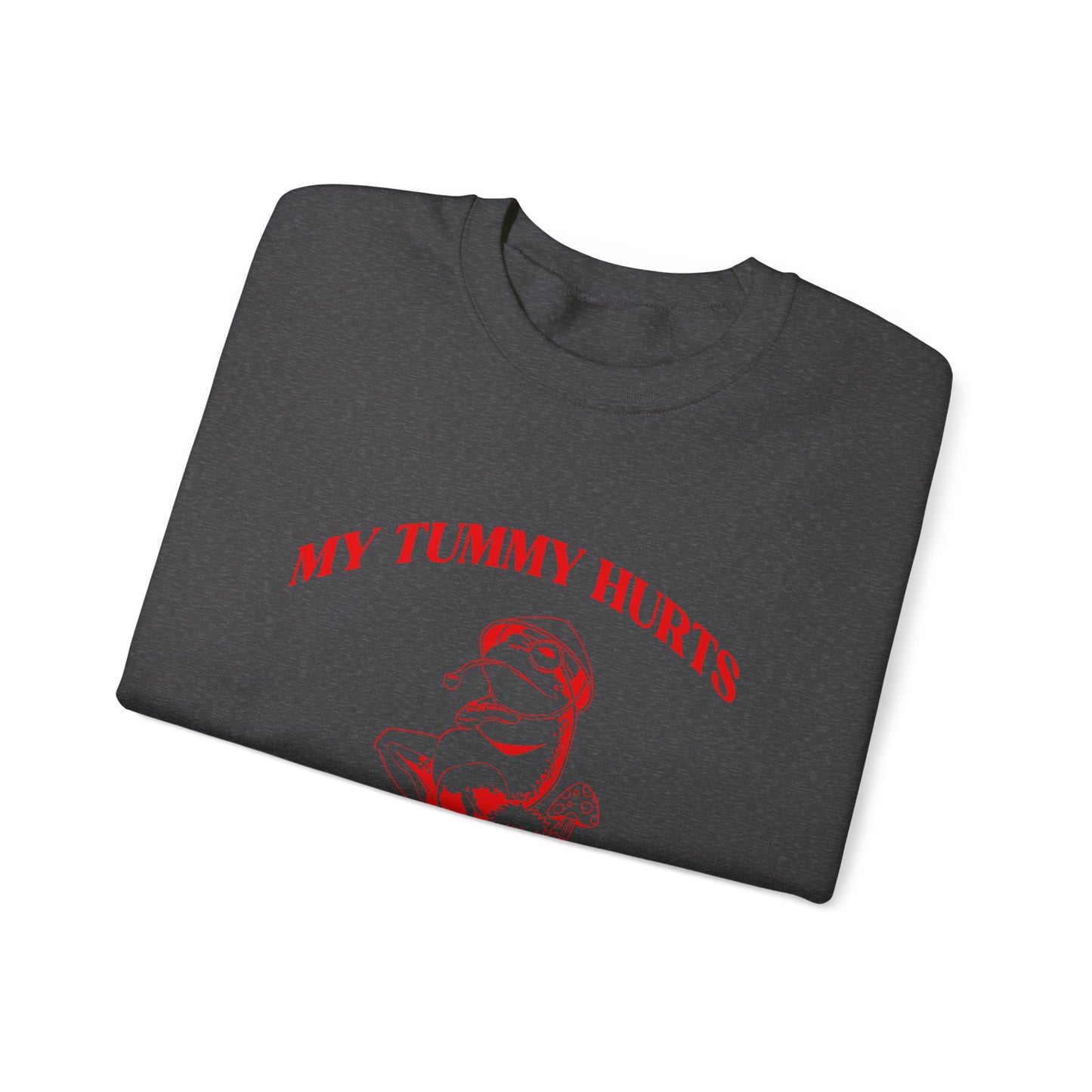 My Tummy Hurts But Im Really Being Brave About It Sweatshirt, Funny Bravery Sweatshirt, Chronic Illness Sweatshirt, Frog Sweatshirt, T1583
