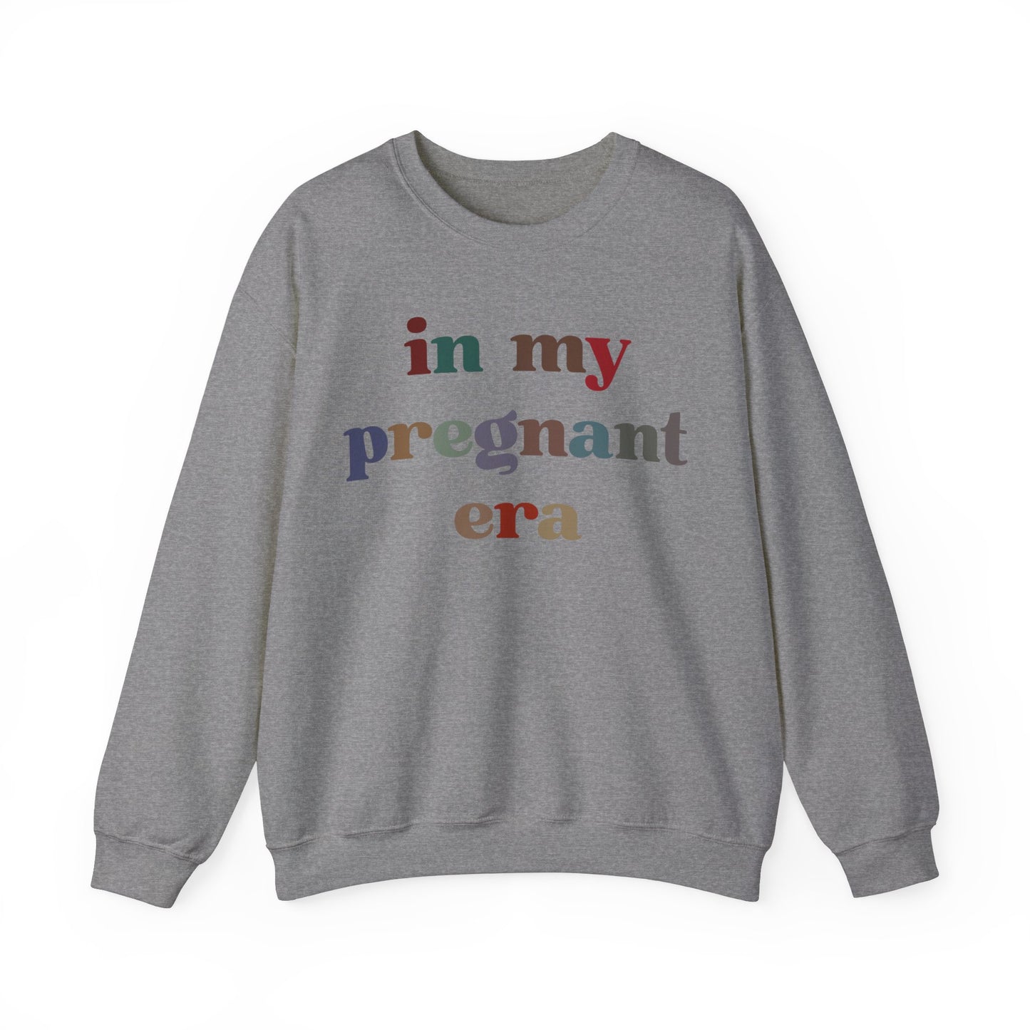 In My Pregnant Era Sweatshirt, Pregnancy Reveal Sweatshirt, New Mom Sweatshirt, Baby Announcement Sweatshirt, Gift For Pregnant Mom, S1402