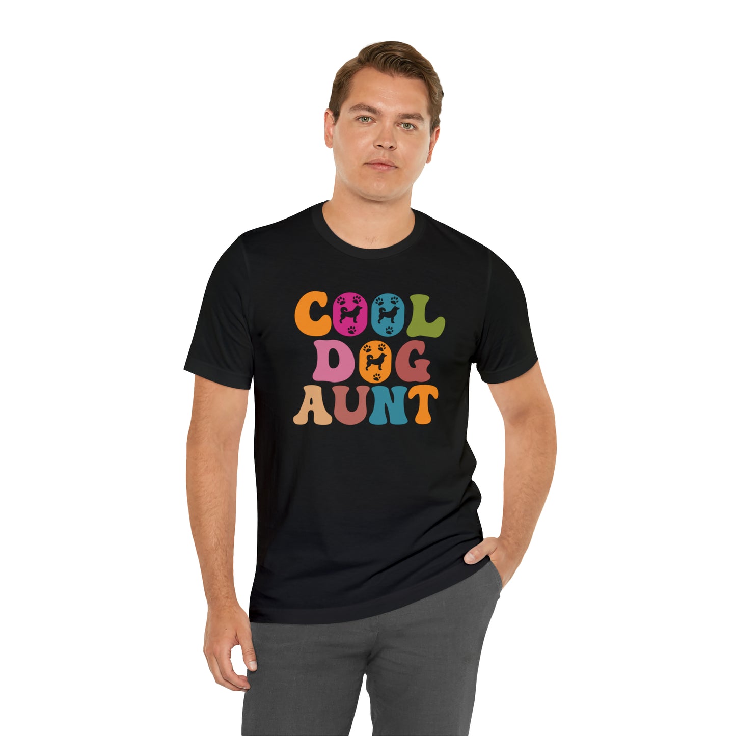Cool Dog Aunt Shirt for Women, Dog Aunt Gift for Animal Lover, Dog Auntie Tee for Aunt, Funny Dog Lover Tee, T569