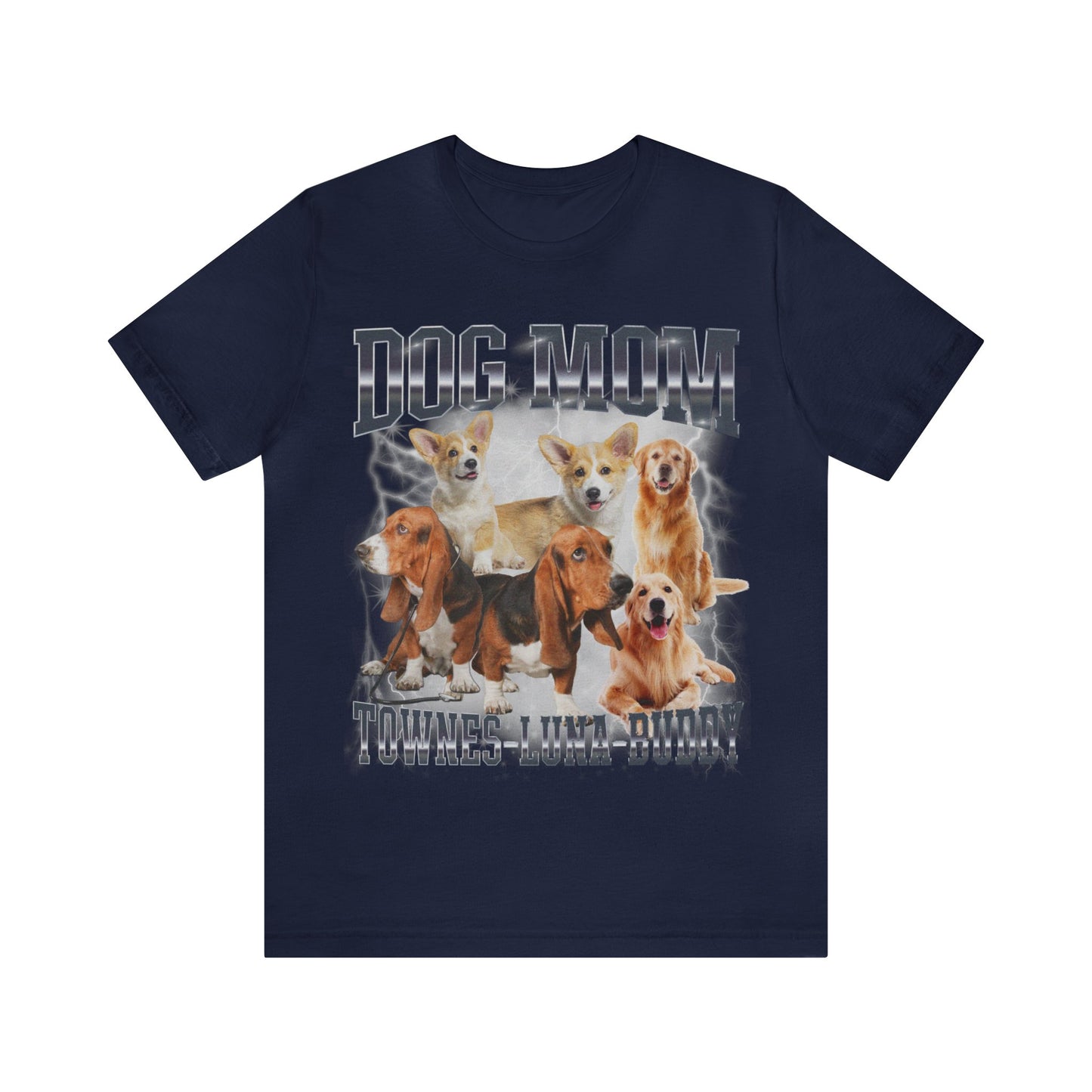 Custom Retro Dog Bootleg Shirt, Dog Mom Shirt, Dog Bootleg Retro 90's Tee, Custom Pet Photo, Custom Pet Portrait, Pet Lovers Gift, T1429