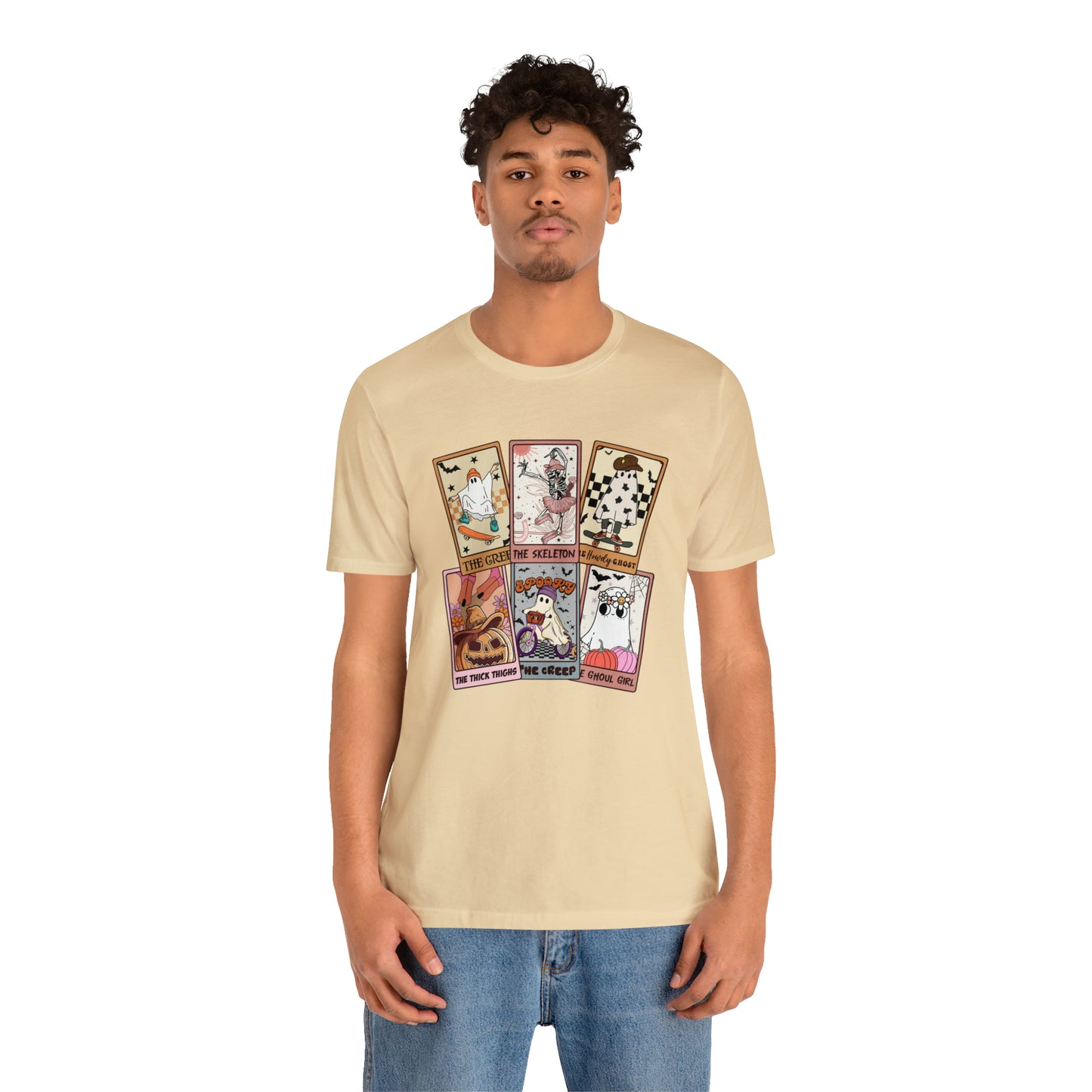 The Tarot Card Shirt, Skeleton Tarot Card Shirt, Tarot Card Lover Shirt, Skull Tarot Card Tee, Retro Halloween shirt, T612
