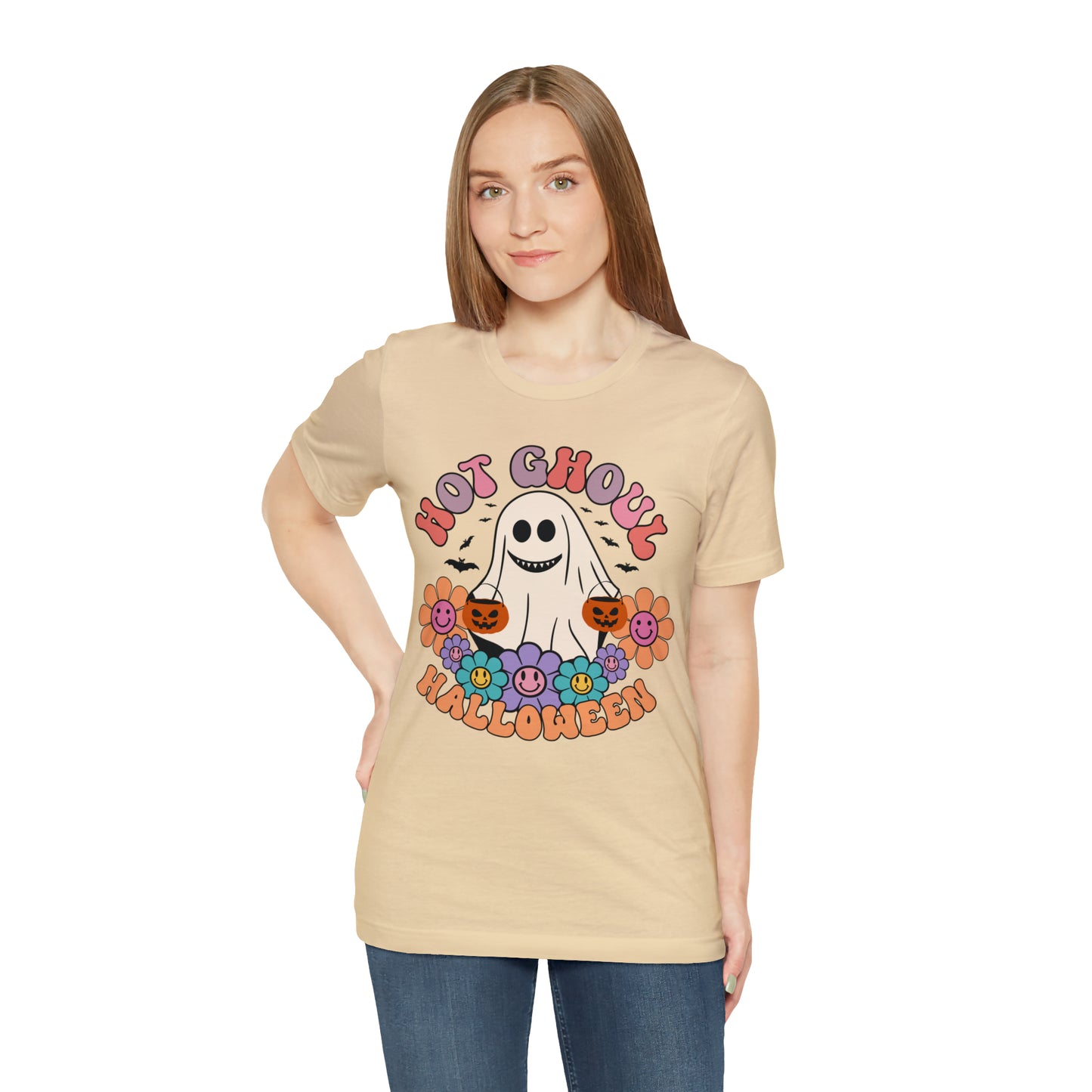 Lets Go Ghouls Shirt, Spooky Season Tee, Retro Halloween Cowgirl Shirt, Cowgirl Halloween Shirt, Vintage Ghost Shirt, T770