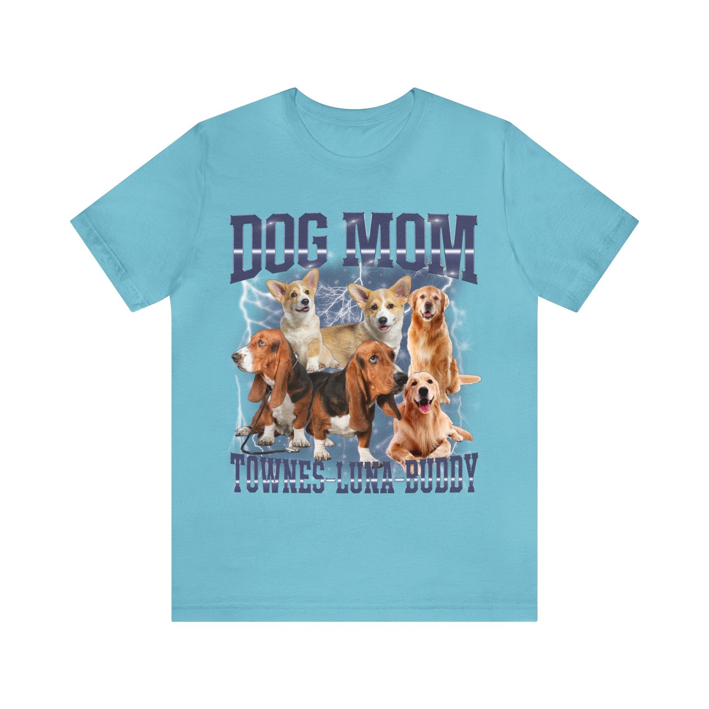 Custom Retro Dog Bootleg Shirt, Dog Mom Shirt, Dog Bootleg Retro 90's Tee, Custom Pet Photo, Custom Pet Portrait, Pet Lovers Gift, T1433