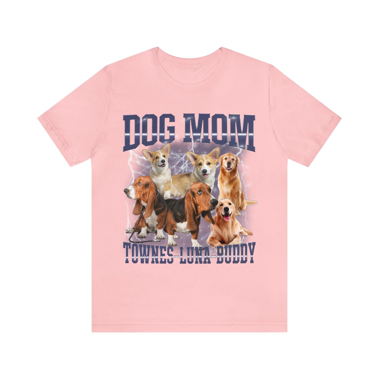 Custom Retro Dog Bootleg Shirt, Dog Mom Shirt, Dog Bootleg Retro 90's Tee, Custom Pet Photo, Custom Pet Portrait, Pet Lovers Gift, T1433