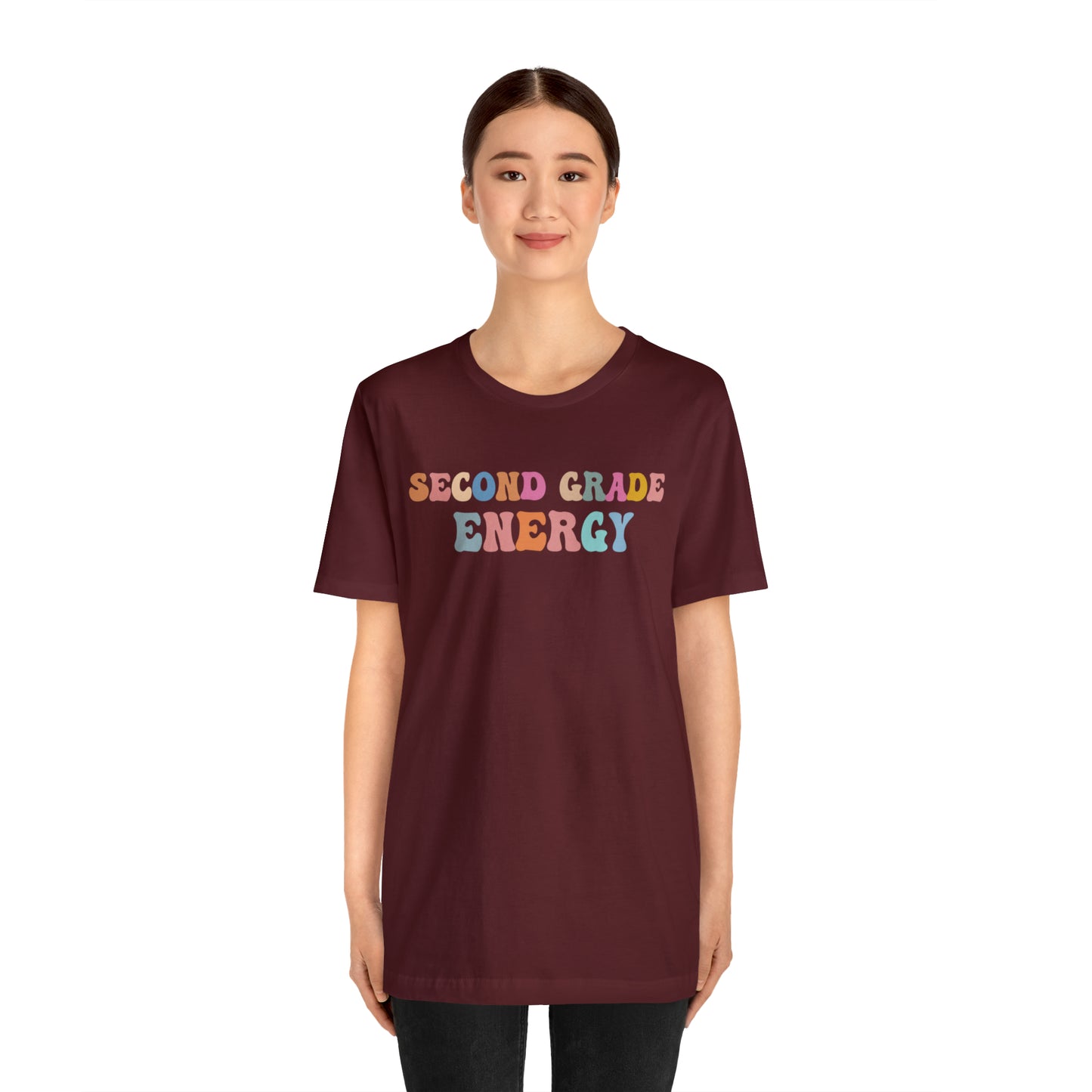 Cute Teacher Shirt, Second Grade Energy Shirt, Shirt for Second Grade, Teacher Appreciation Shirt, Best Teacher Shirt, T494