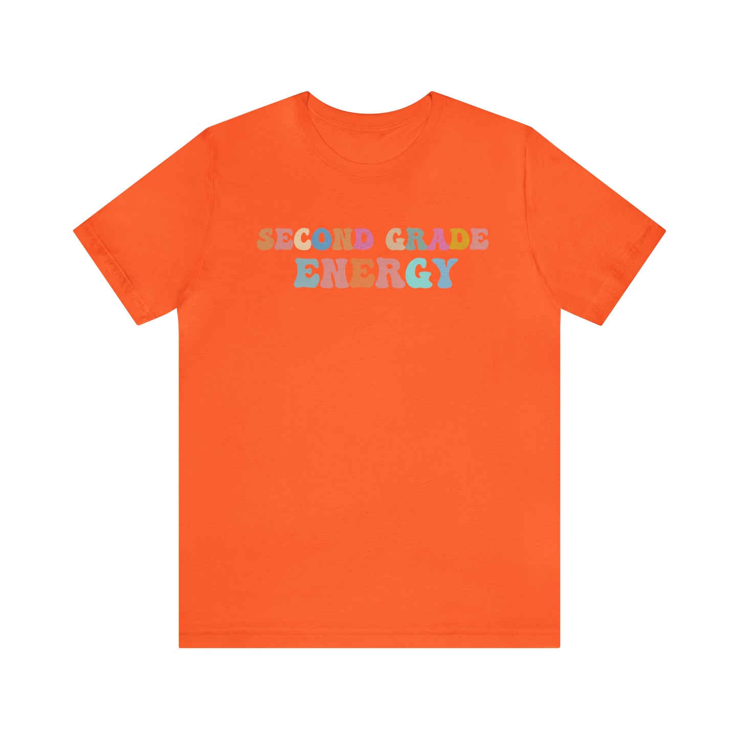 Cute Teacher Shirt, Second Grade Energy Shirt, Shirt for Second Grade, Teacher Appreciation Shirt, Best Teacher Shirt, T494