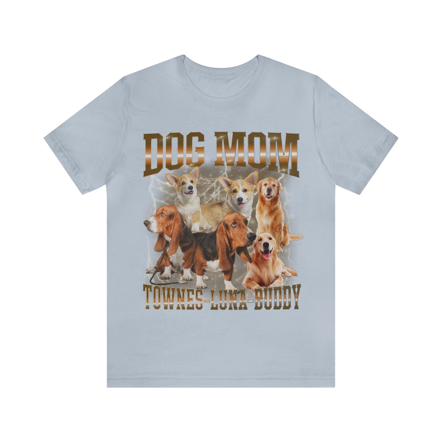 Custom Retro Dog Bootleg Shirt, Dog Mom Shirt, Dog Bootleg Retro 90's Tee, Custom Pet Photo, Custom Pet Portrait, Pet Lovers Gift, T1432