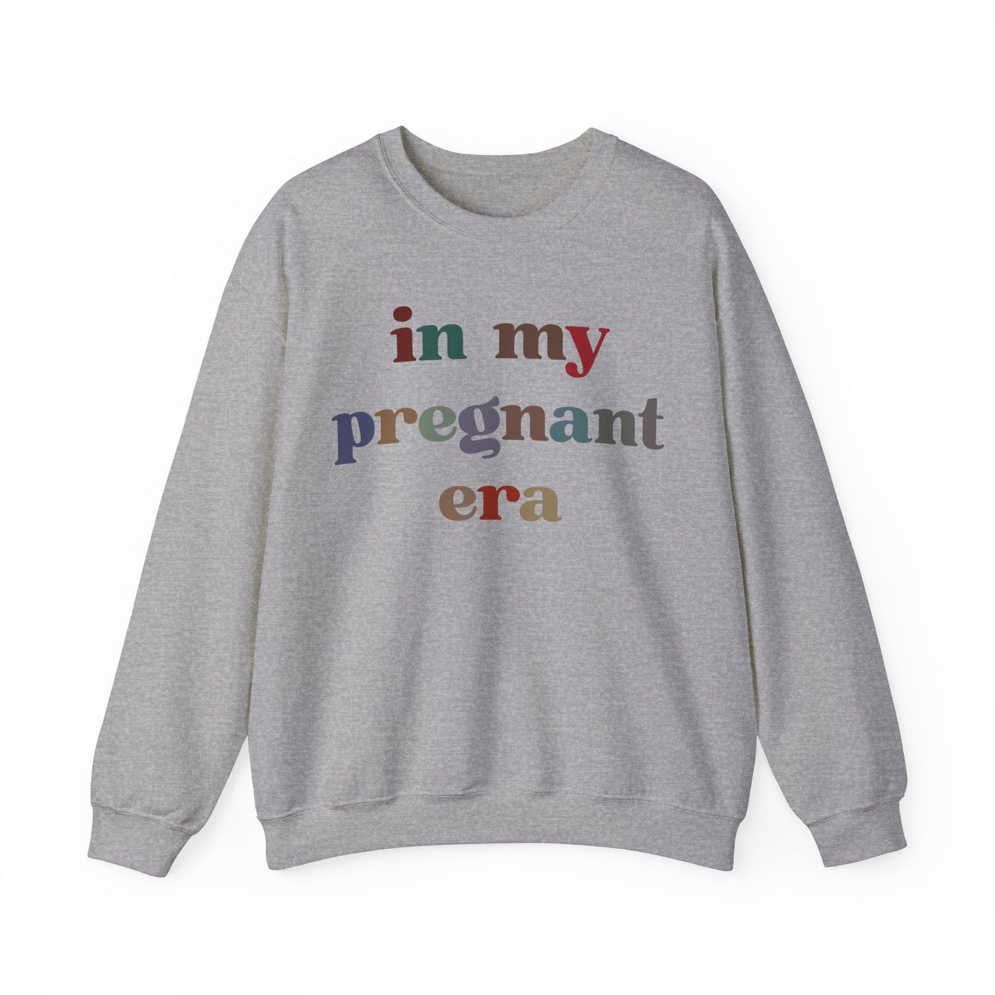 In My Pregnant Era Sweatshirt, Pregnancy Reveal Sweatshirt, New Mom Sweatshirt, Baby Announcement Sweatshirt, Gift For Pregnant Mom, S1402
