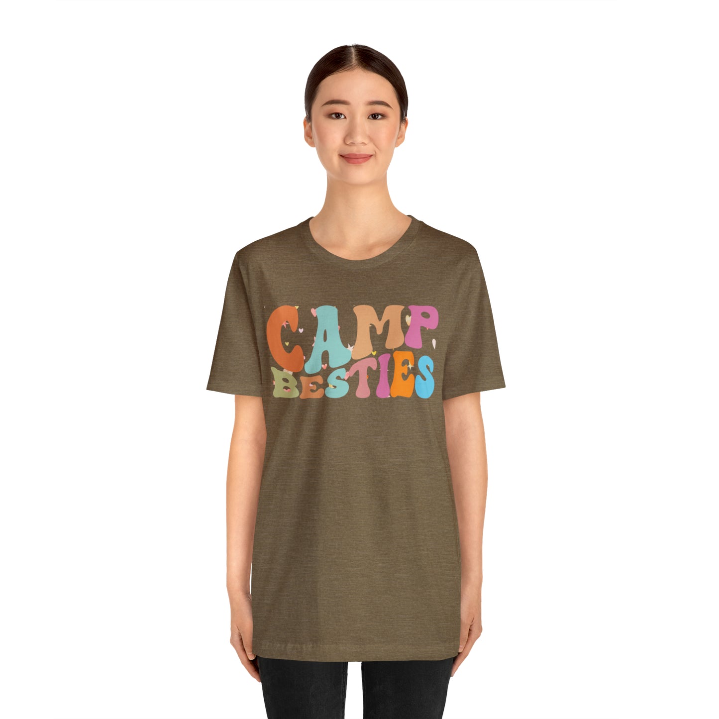 Best Friend Shirt, Gift for Best Friend, Camp Besties Shirt, BFF Shirt, Matching Besties Shirt, Retro Friend Shirt, T482