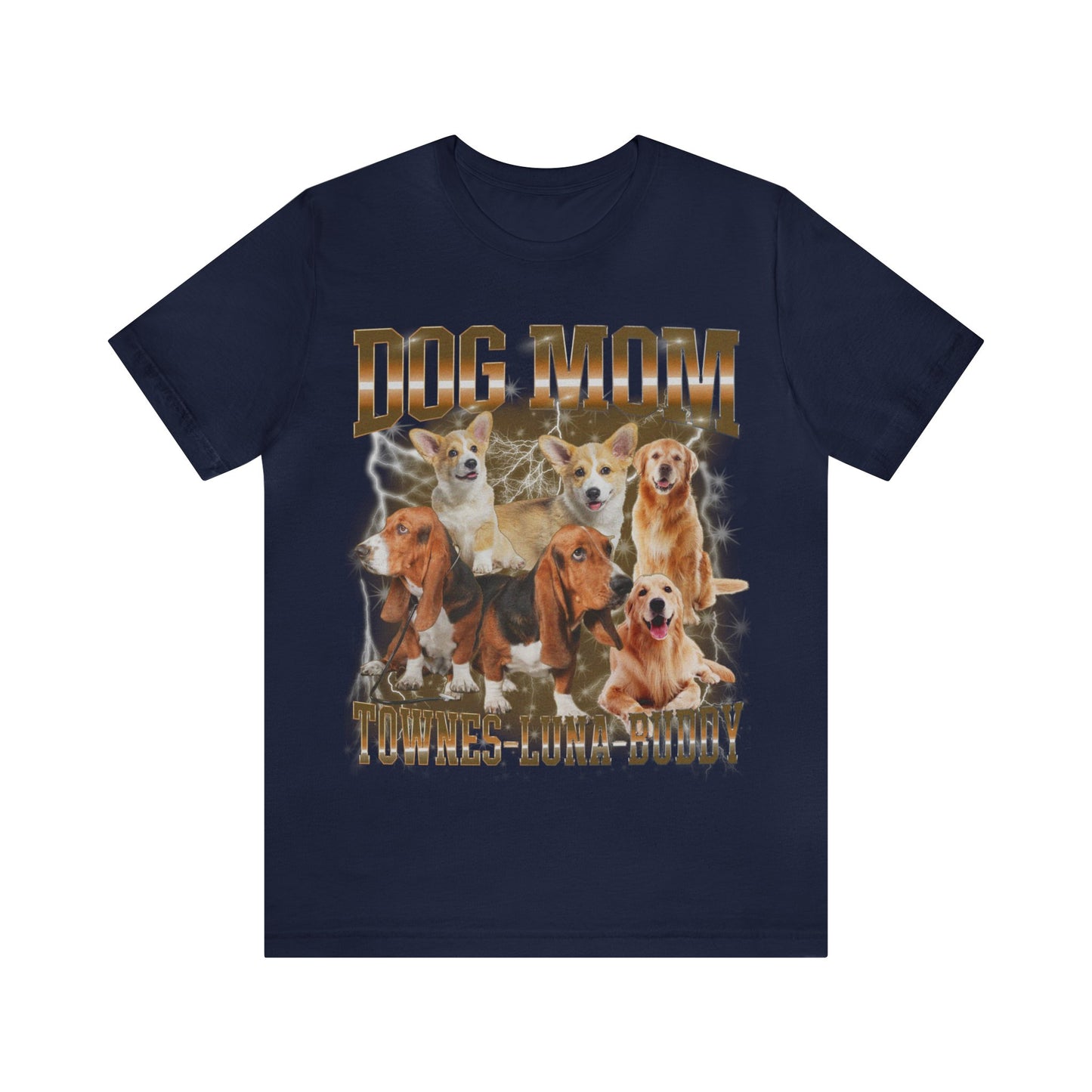 Custom Retro Dog Bootleg Shirt, Dog Mom Shirt, Dog Bootleg Retro 90's Tee, Custom Pet Photo, Custom Pet Portrait, Pet Lovers Gift, T1432