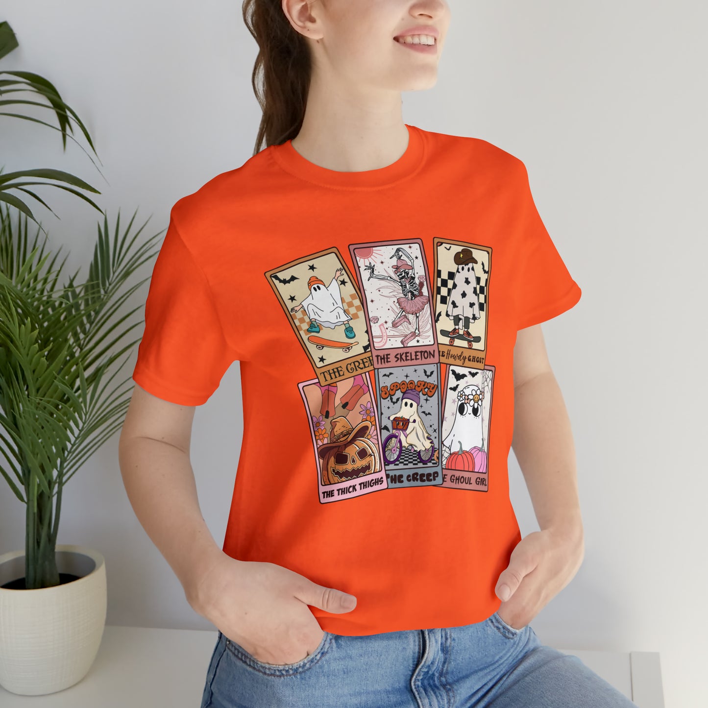 The Tarot Card Shirt, Skeleton Tarot Card Shirt, Tarot Card Lover Shirt, Skull Tarot Card Tee, Retro Halloween shirt, T612