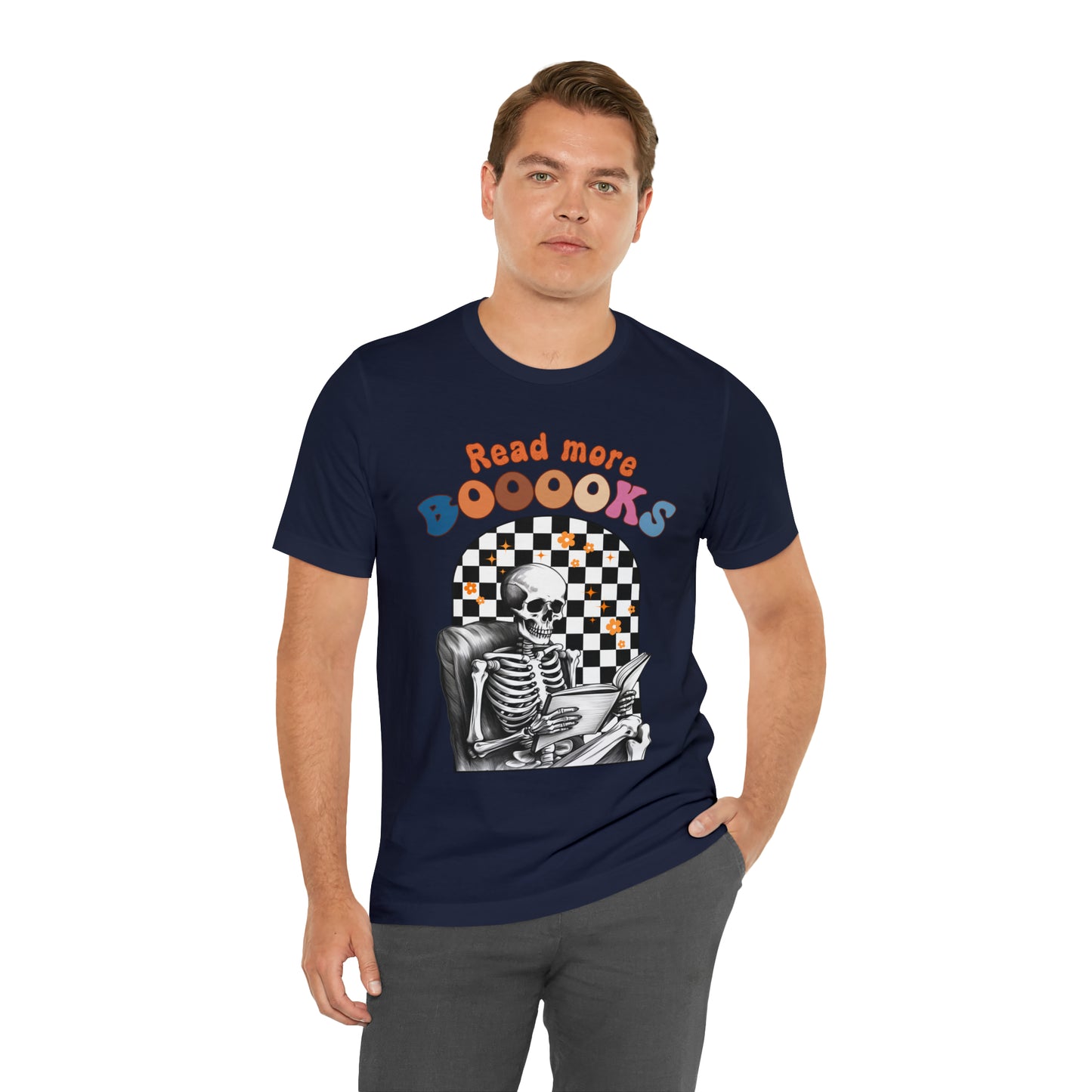 Read More Books, Teacher Halloween Shirt, Halloween Ghost Books, Kindergarten Teacher Shirt, Halloween Teacher, Spooky Teacher Shirt, T660