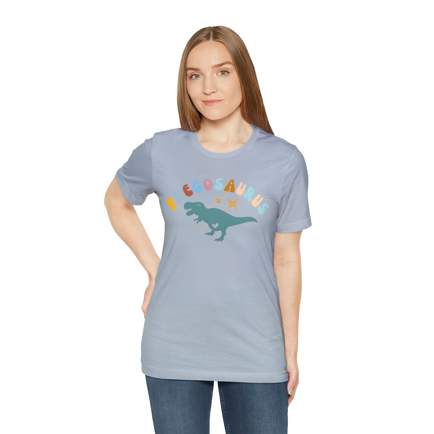 Funny Pregosaurus TShirt for Baby Shower, Funny Gift for Expecting Mom Shirt for Baby Announcement, T274