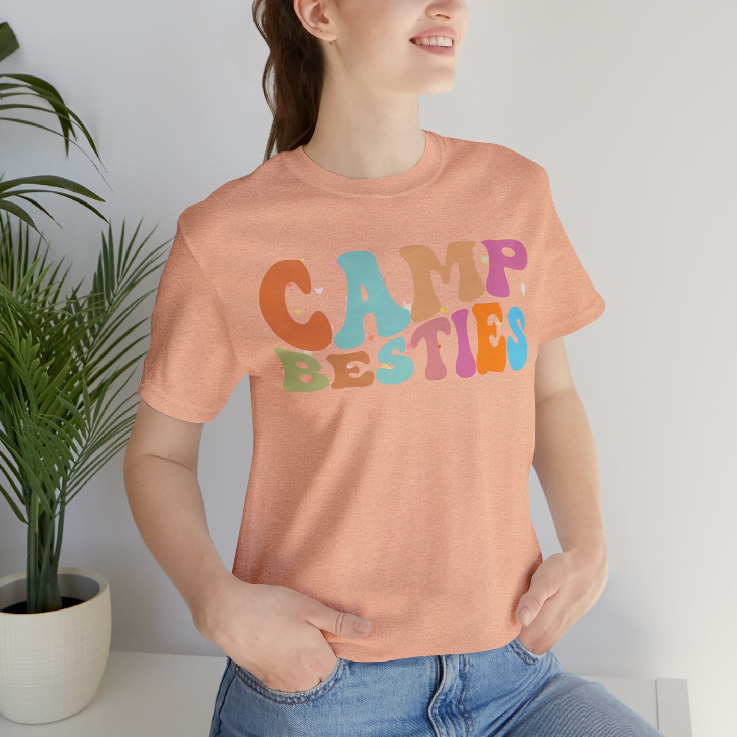 Best Friend Shirt, Gift for Best Friend, Camp Besties Shirt, BFF Shirt, Matching Besties Shirt, Retro Friend Shirt, T482