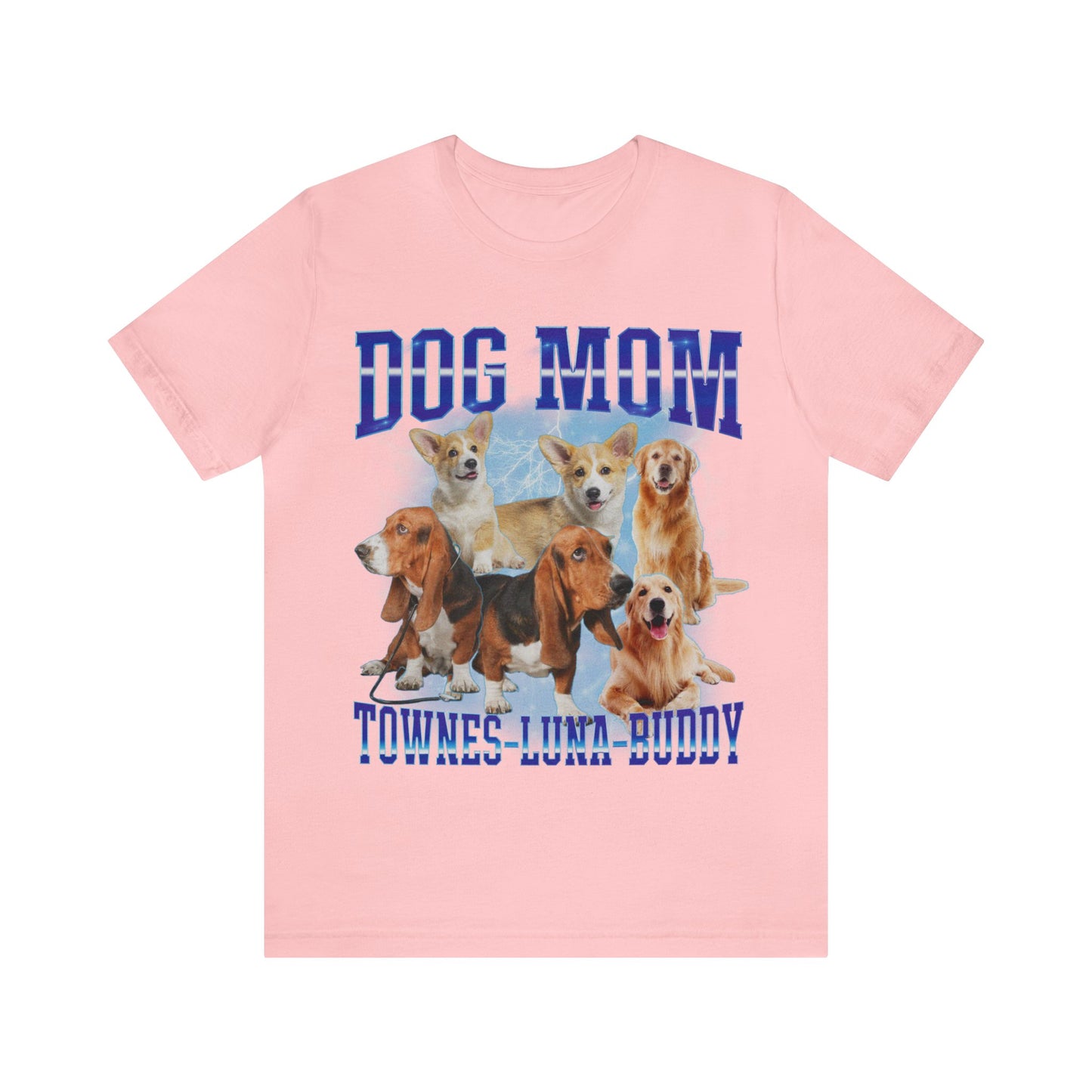 Custom Retro Dog Bootleg Shirt, Dog Mom Shirt, Dog Bootleg Retro 90's Tee, Custom Pet Photo, Custom Pet Portrait, Pet Lovers Gift, T1428