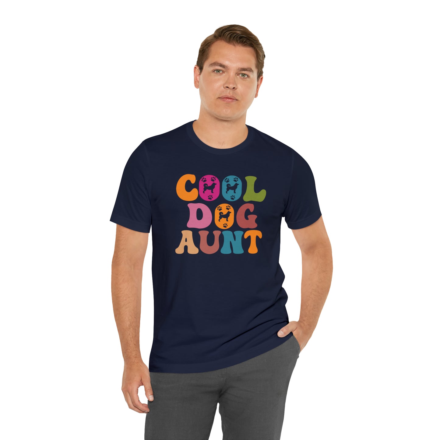 Cool Dog Aunt Shirt for Women, Dog Aunt Gift for Animal Lover, Dog Auntie Tee for Aunt, Funny Dog Lover Tee, T569